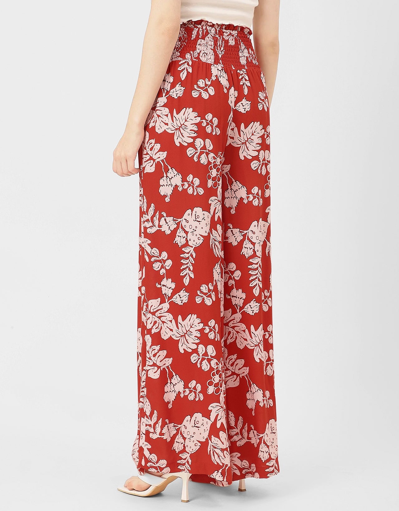 Palazzo Loose Fit Printed Rayon Pant