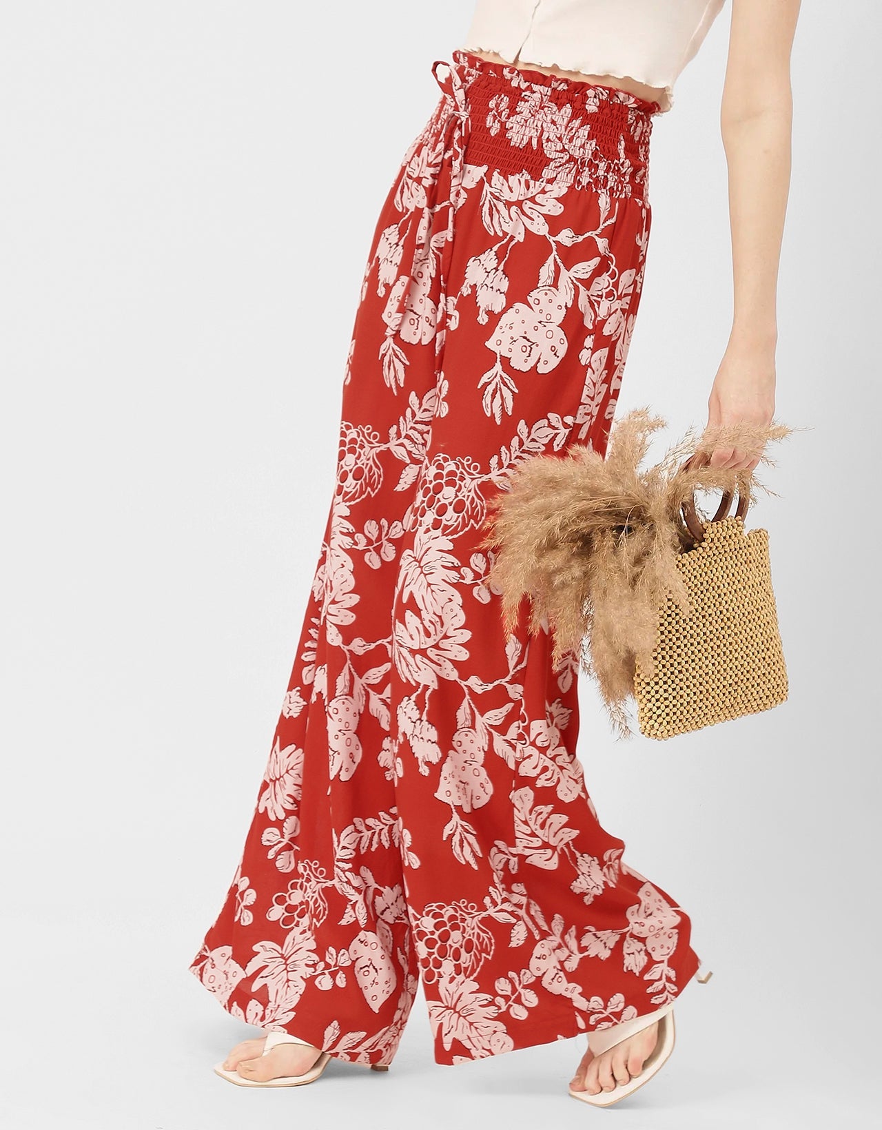 Palazzo Loose Fit Printed Rayon Pant