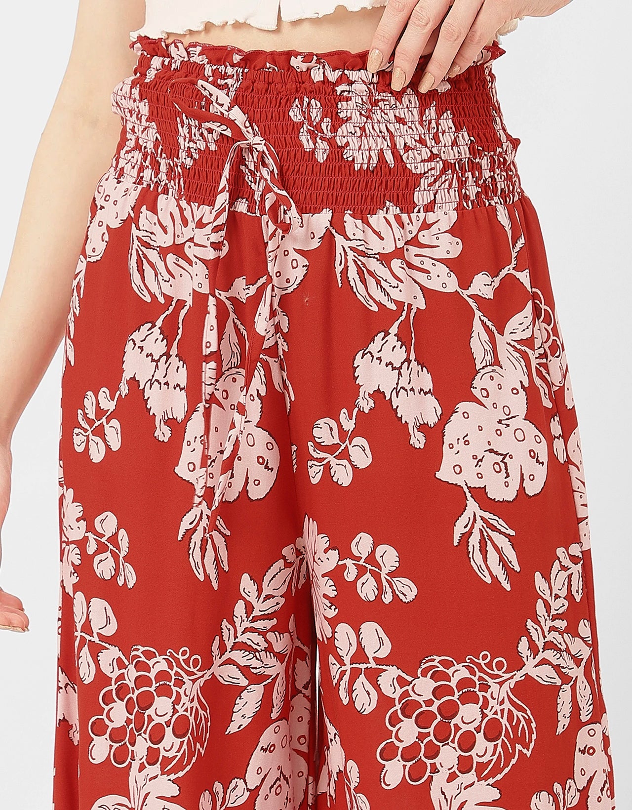 Palazzo Loose Fit Printed Rayon Pant