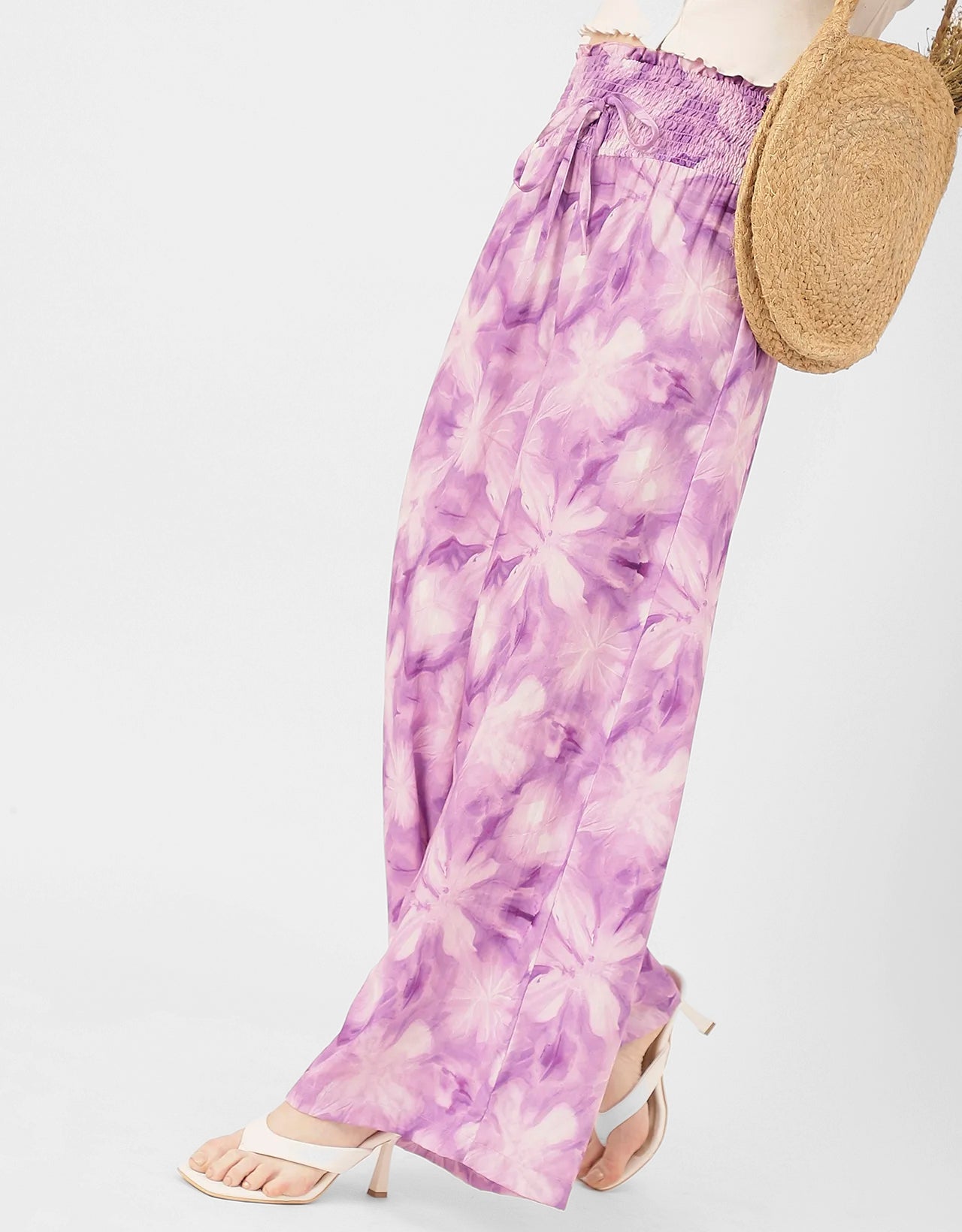 Palazzo Loose Fit Printed Rayon Pant