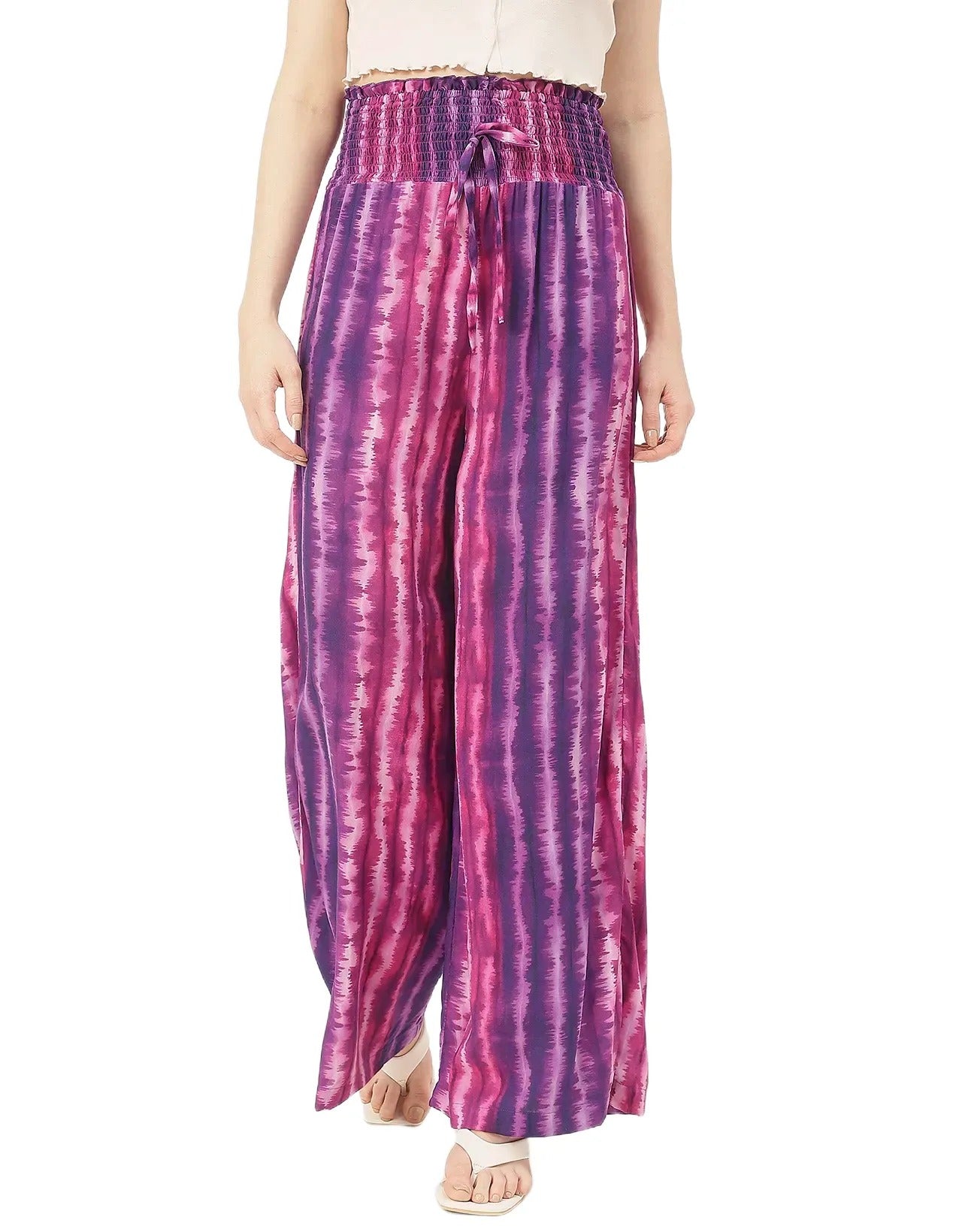 Palazzo Loose Fit Printed Rayon Pant