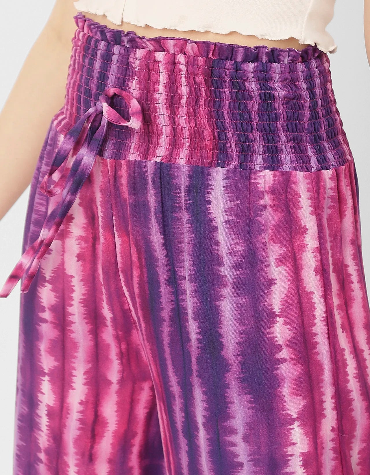 Palazzo Loose Fit Printed Rayon Pant