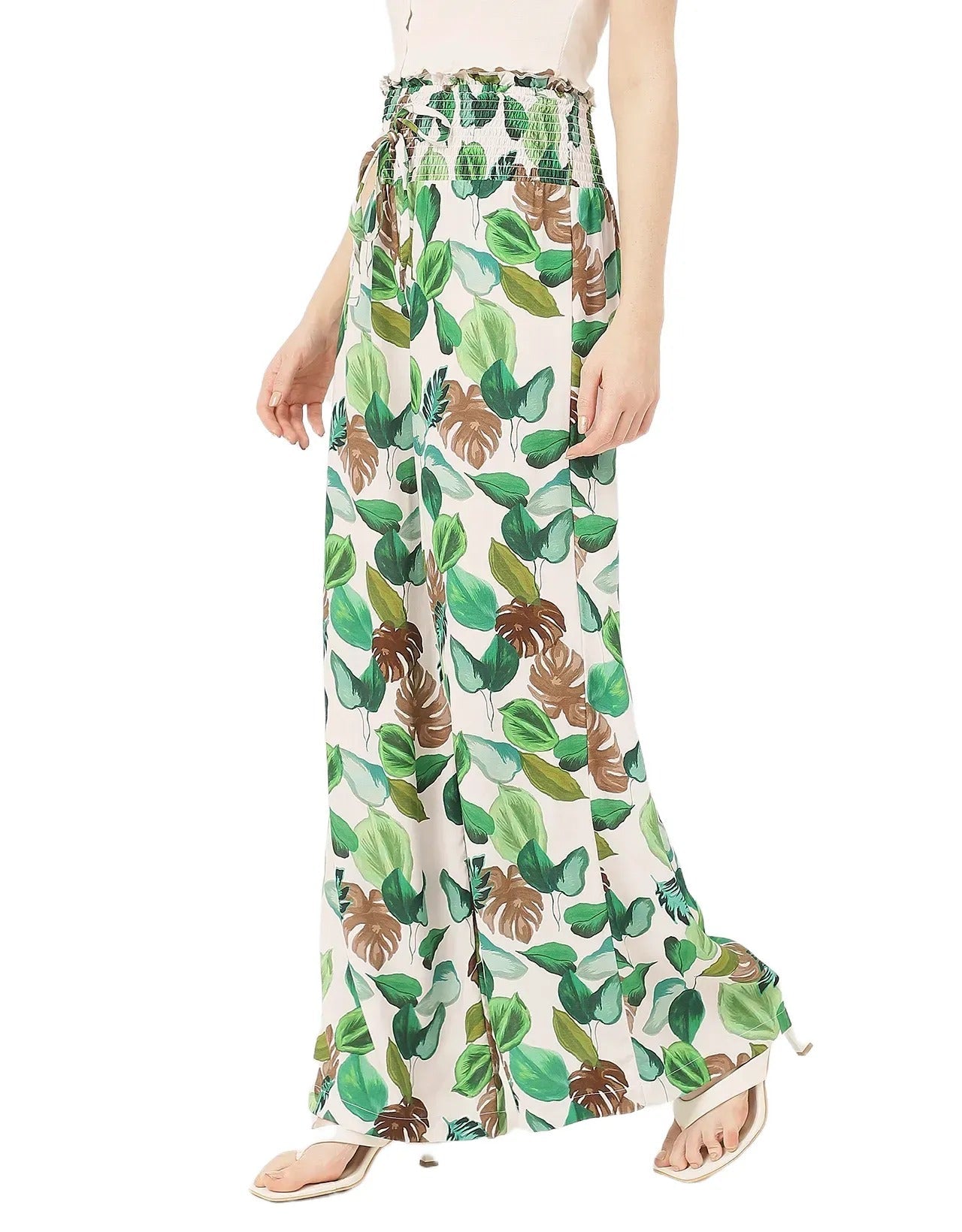 Palazzo Loose Fit Printed Rayon Pant