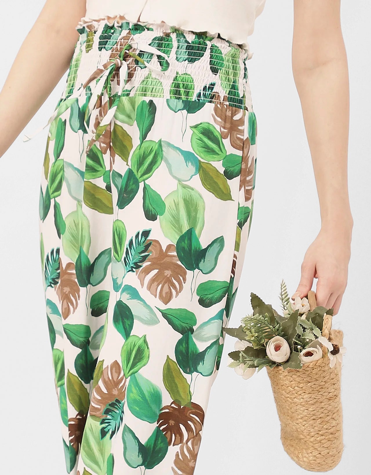 Palazzo Loose Fit Printed Rayon Pant