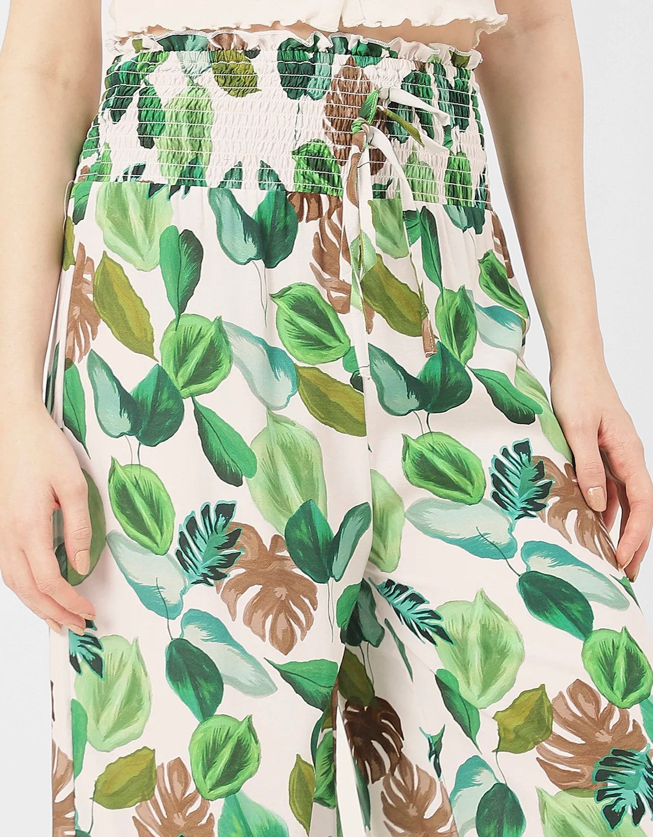 Palazzo Loose Fit Printed Rayon Pant