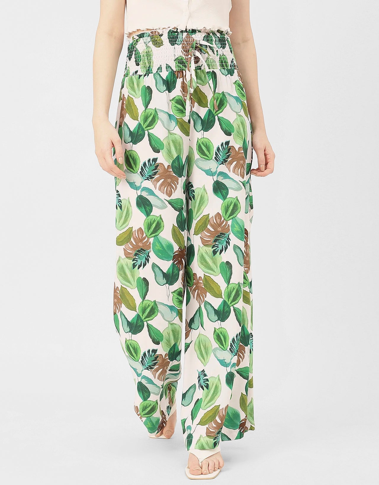 Palazzo Loose Fit Printed Rayon Pant