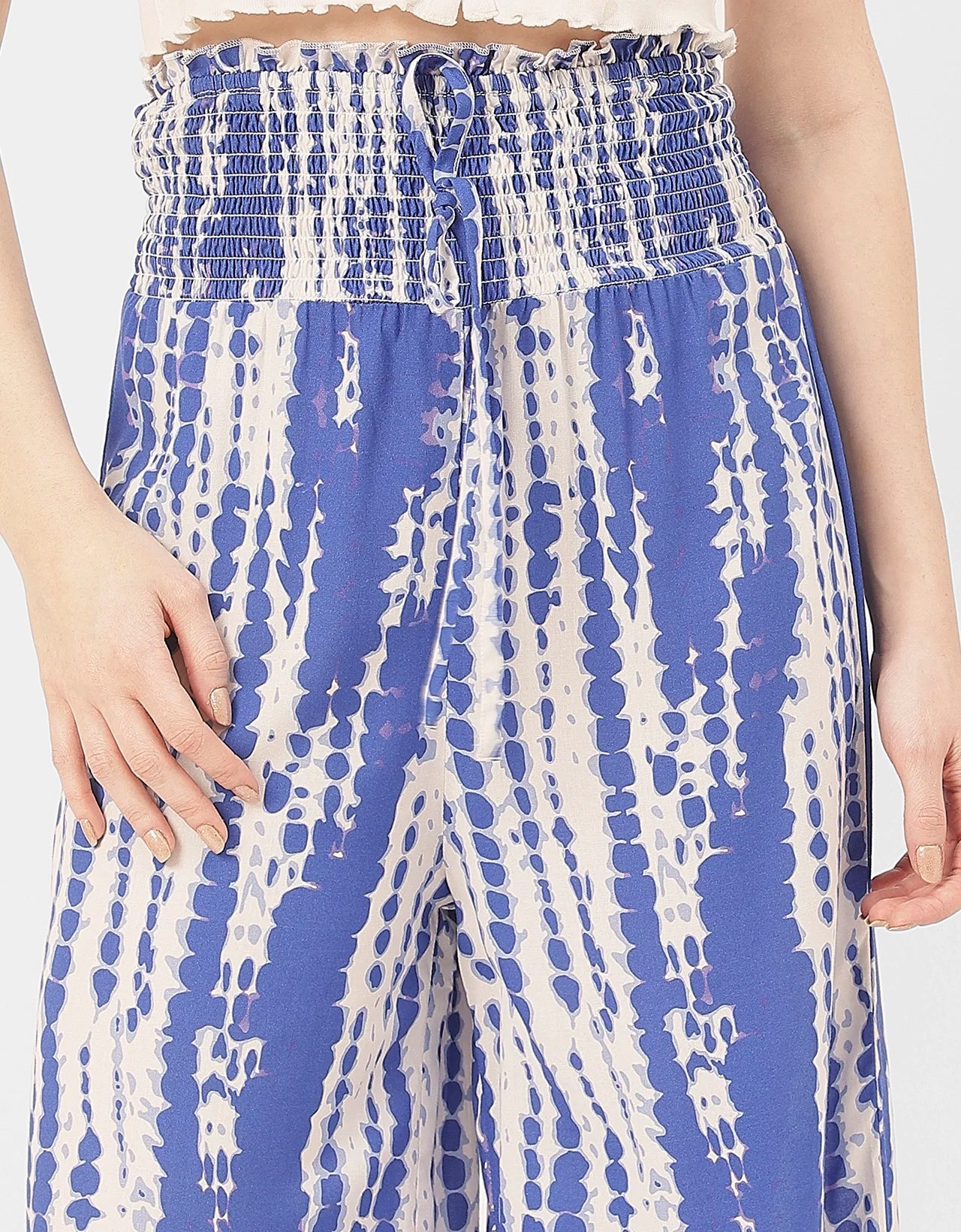 Palazzo Loose Fit Printed Rayon Pant