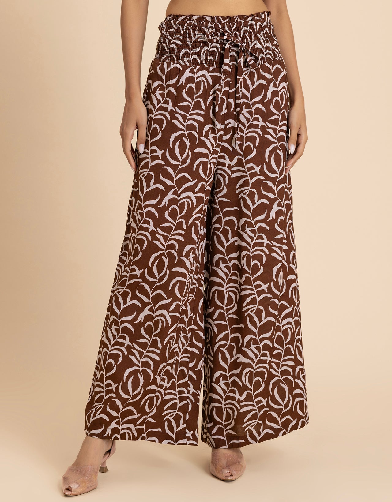 Loose Fit Printed Rayon Women's Stylish Palazzo