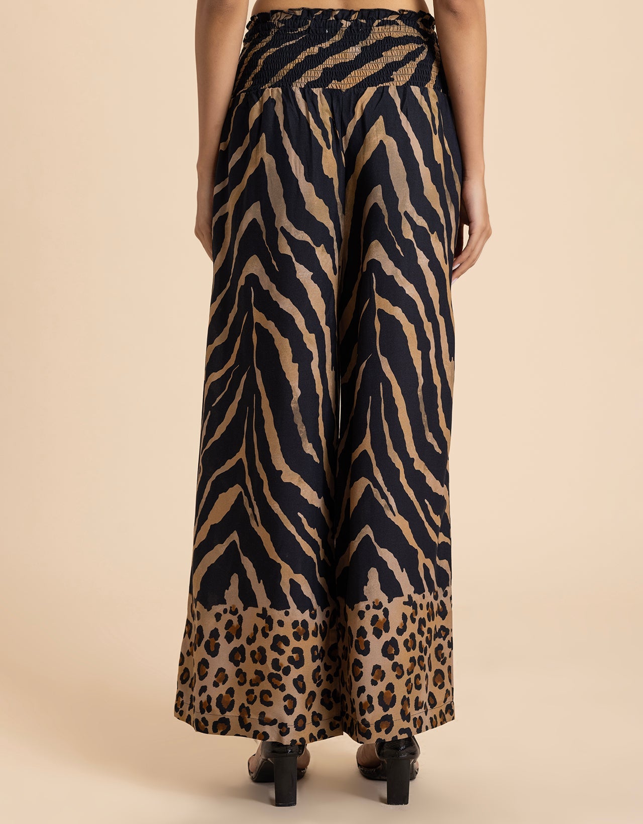 Loose Fit Printed Rayon Women's Stylish Palazzo