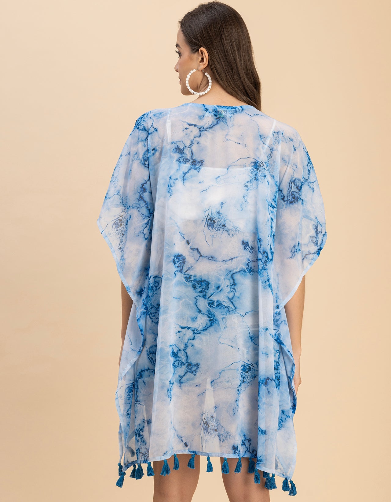 Kimono Sleeves V Neck Regular Shrug