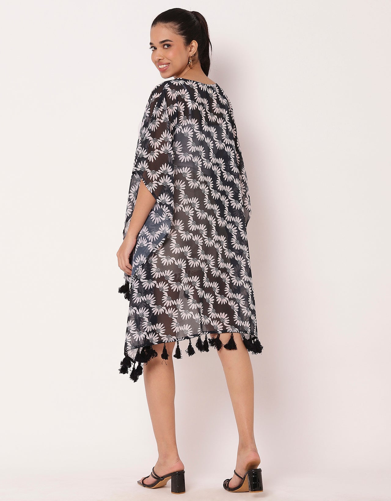 V Neck Regular Women's Casual Printed Shrug