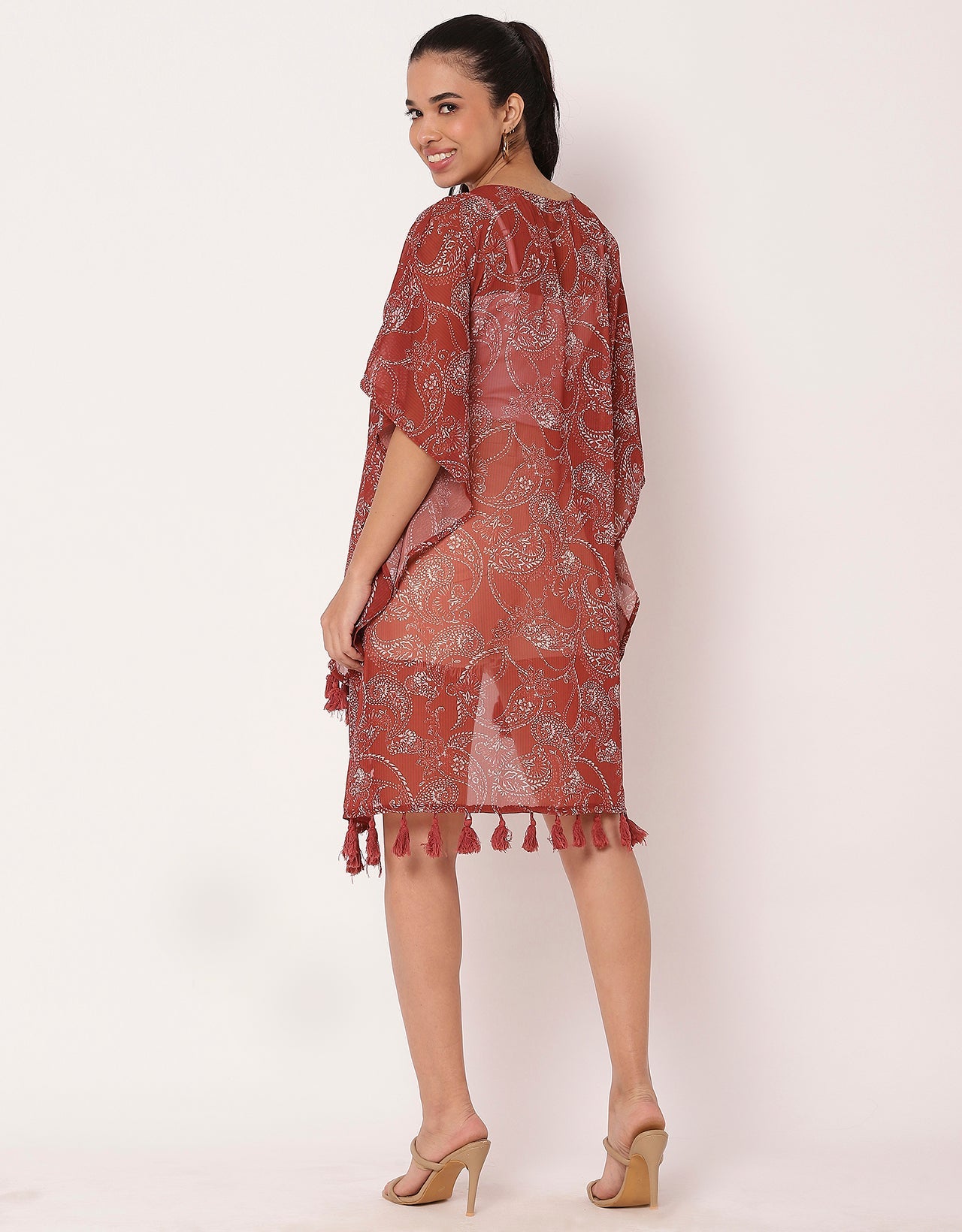 V Neck Regular Women's Casual Printed Shrug