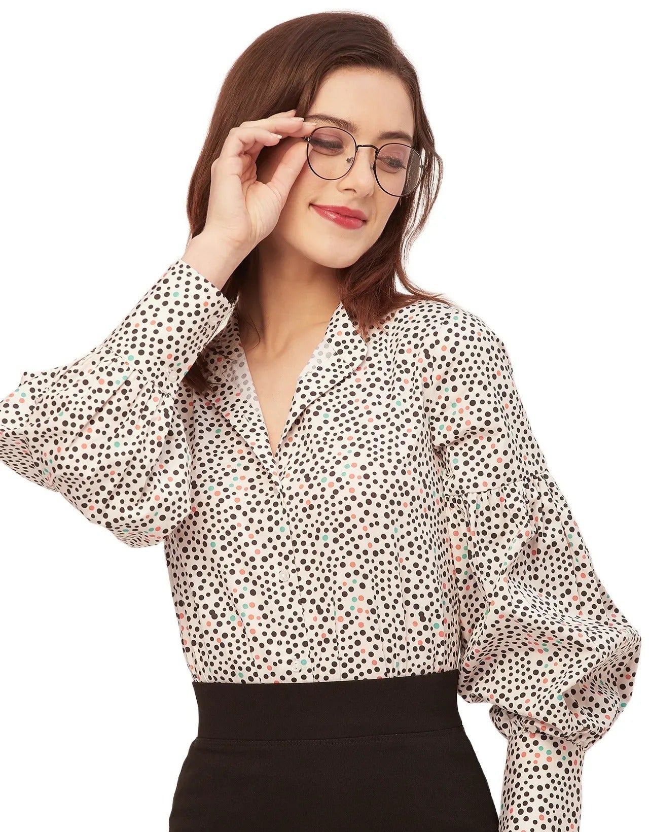 Women Long Sleeve Cotton Shirt