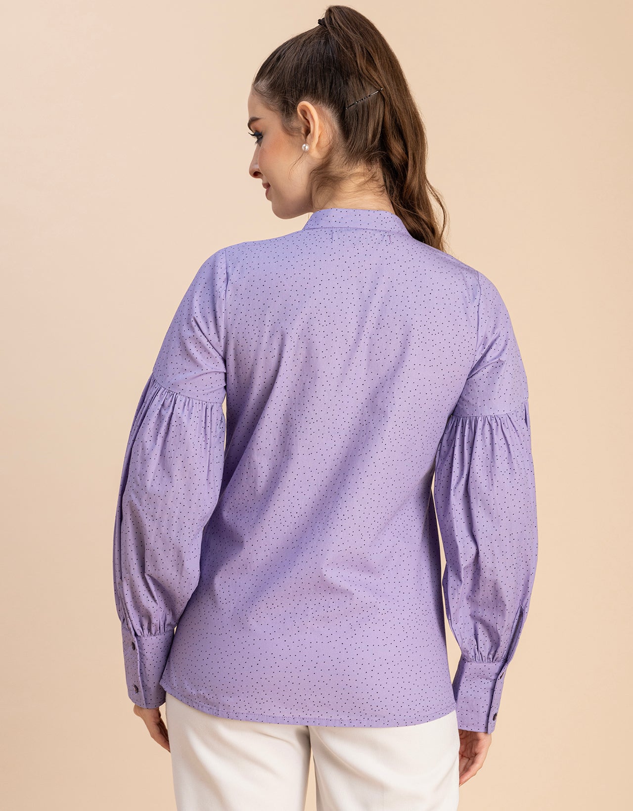 Women Long Sleeve Cotton Shirt