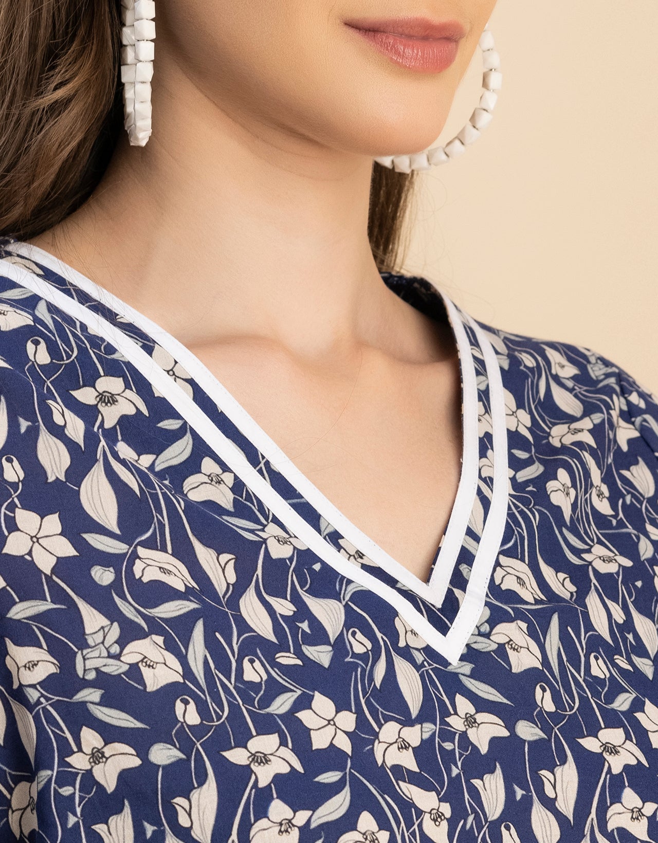 Long Sleeves Round Neck Regular Printed Top