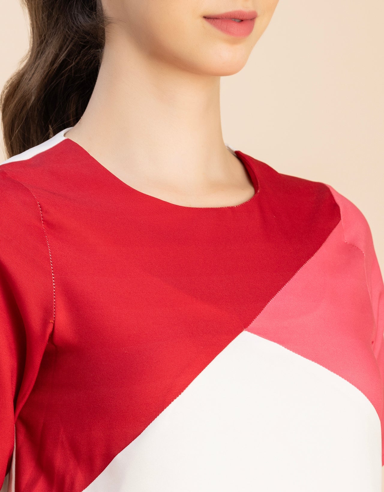 Short Sleeve Round Neck Regular Fit Solid Top