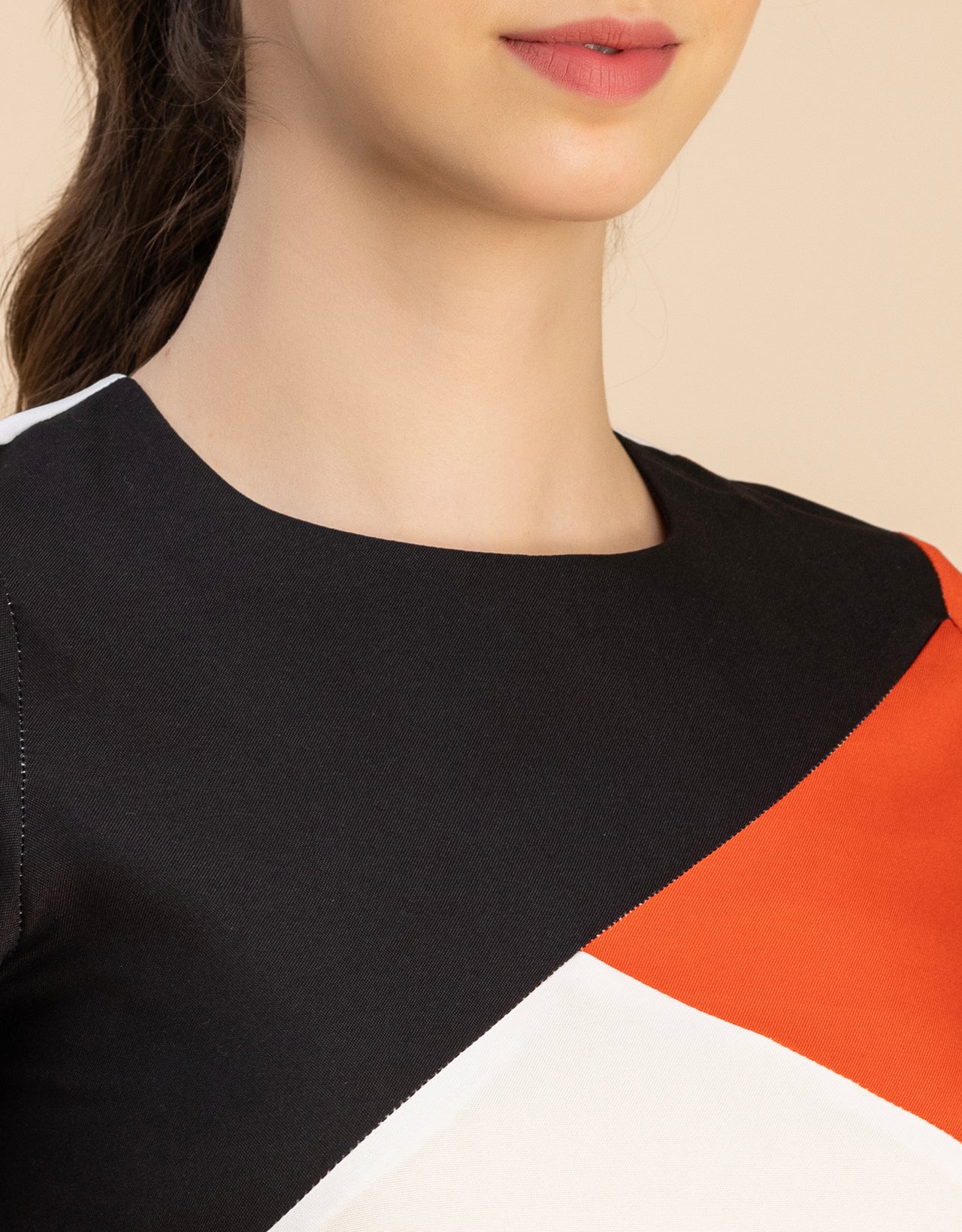 Short Sleeve Round Neck Regular Fit Solid Top