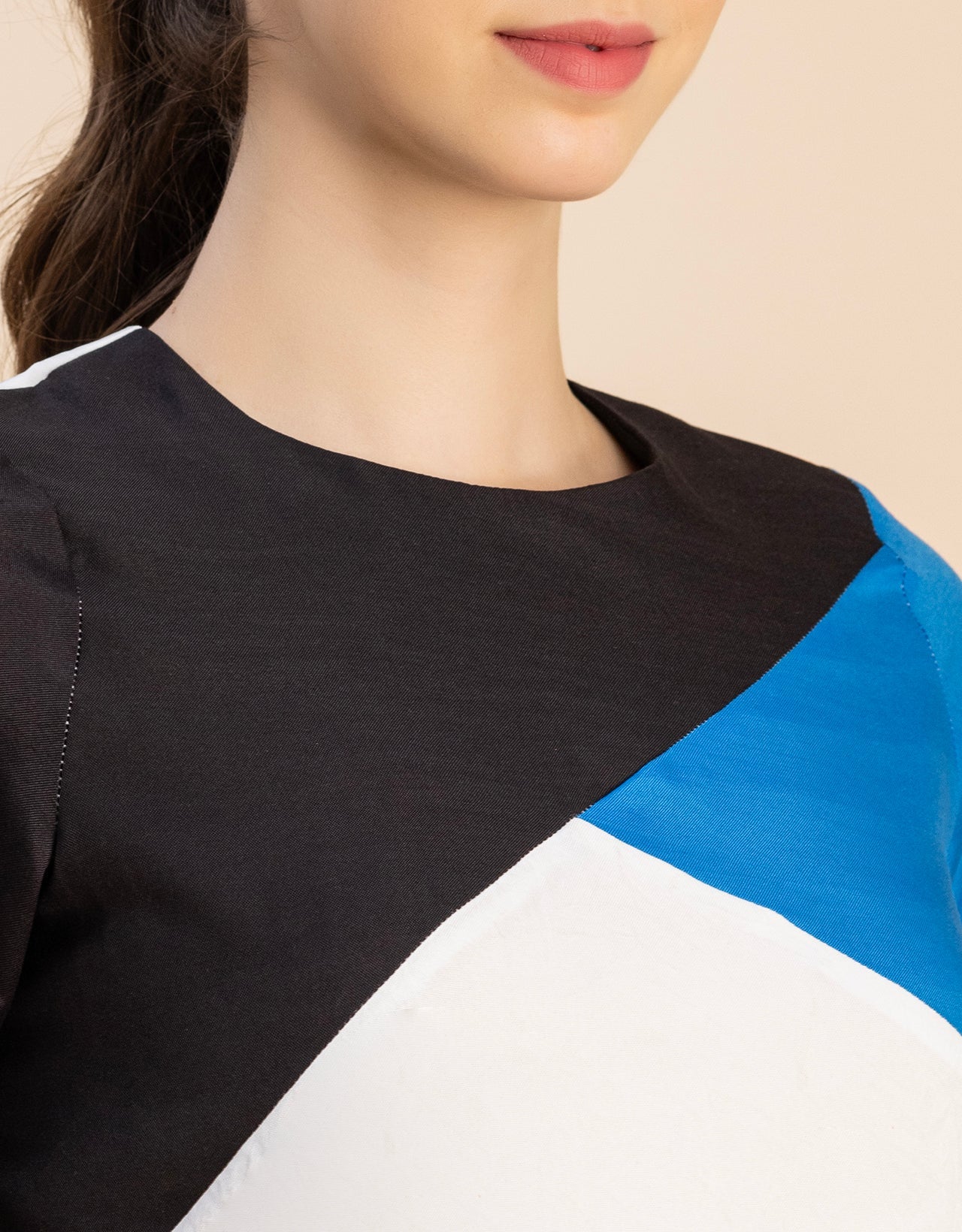 Short Sleeve Round Neck Regular Fit Solid Top