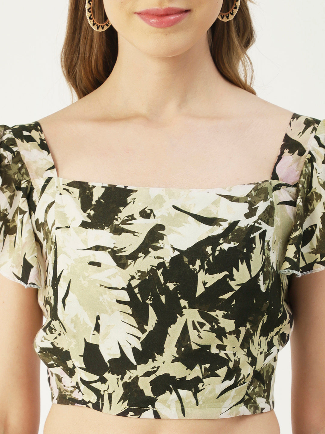 Summer Coord Set, Viscose 2 Pcs Crop