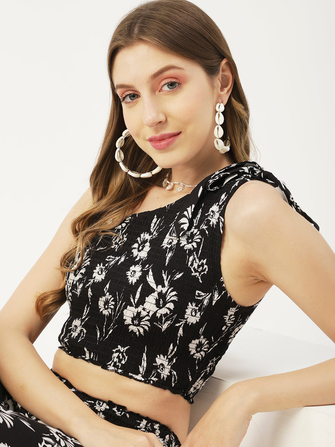 Women's Viscose Coord Set, Crop & Palazzo