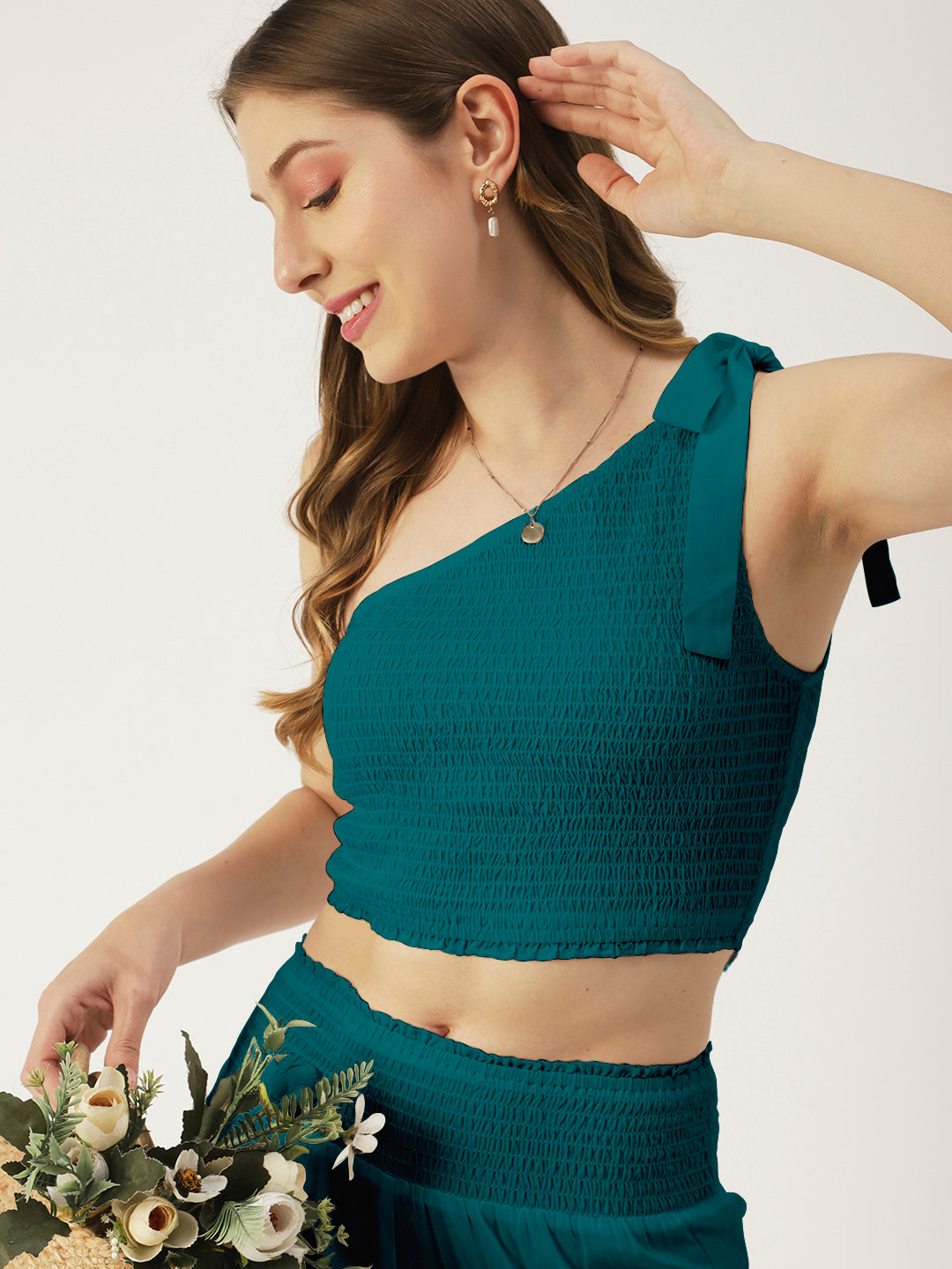 Women's Viscose Coord Set, Crop & Palazzo
