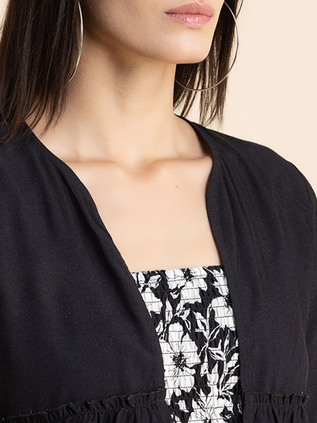 Viscose Rayon Co-Ord Set, Printed Dress