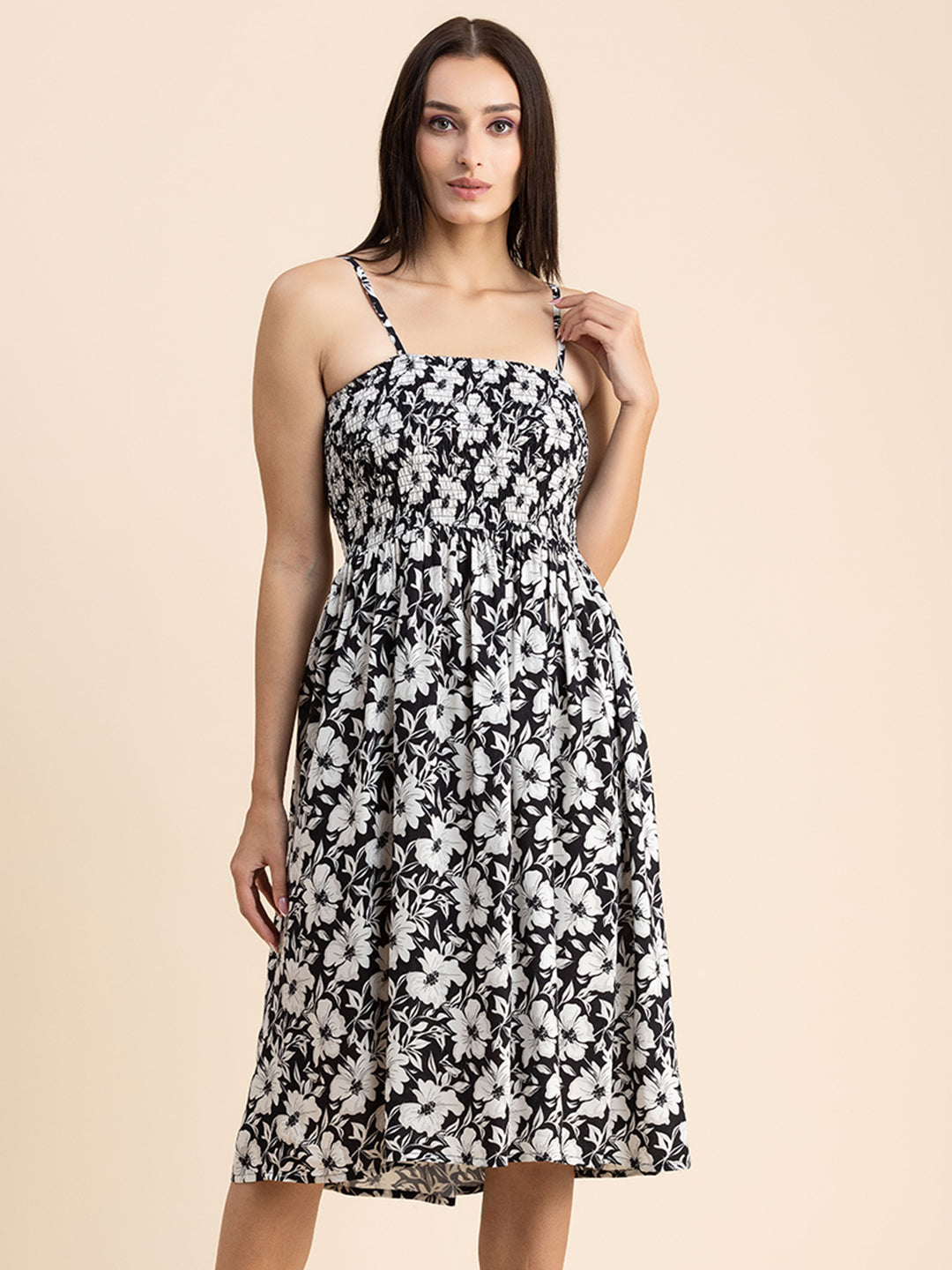Viscose Rayon Co-Ord Set, Printed Dress