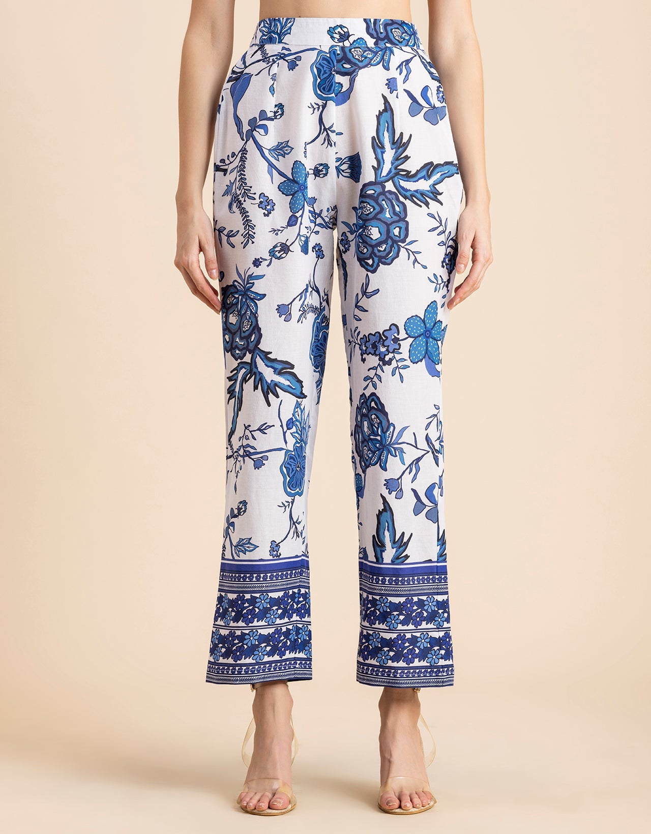 Printed 2 Pcs Coord Set, Cotton Top