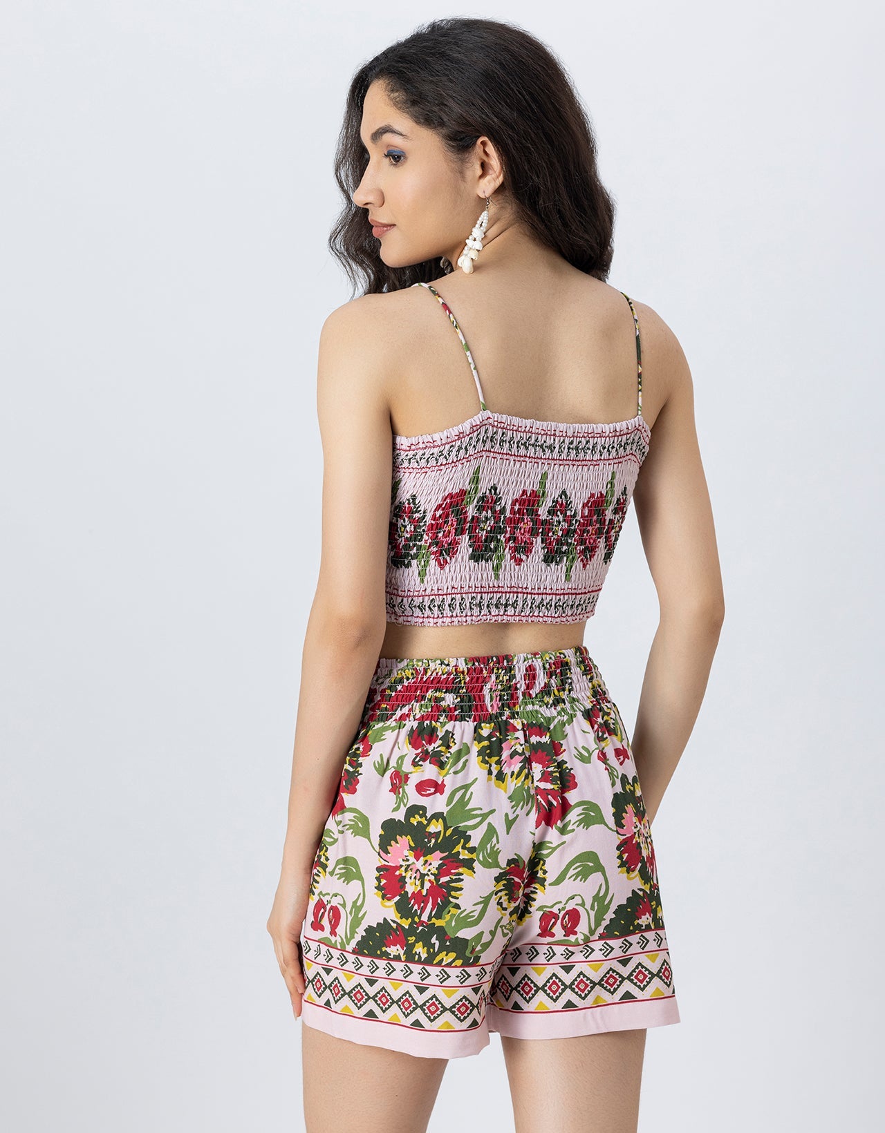 Women Printed 3 Piece Vacation Cord Set