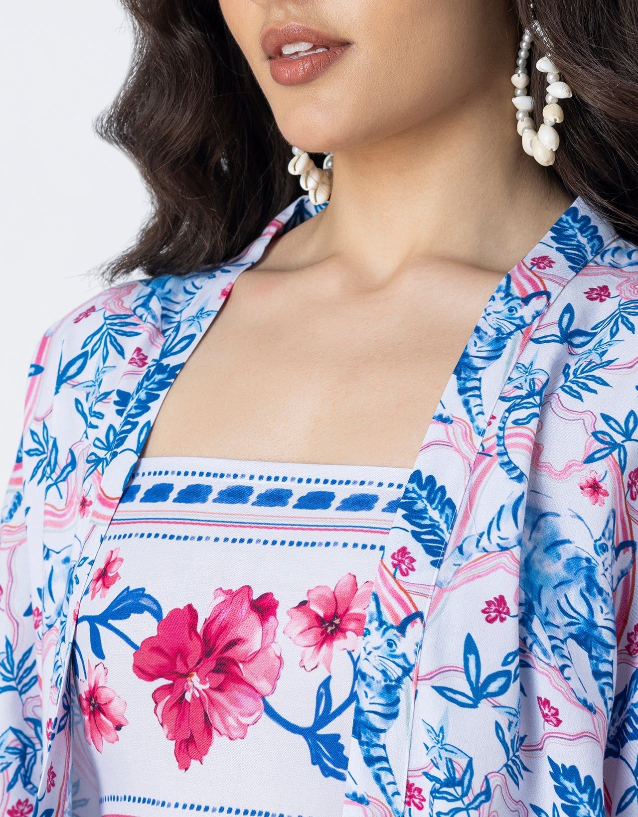 Women Printed 3 Piece Vacation Cord Set