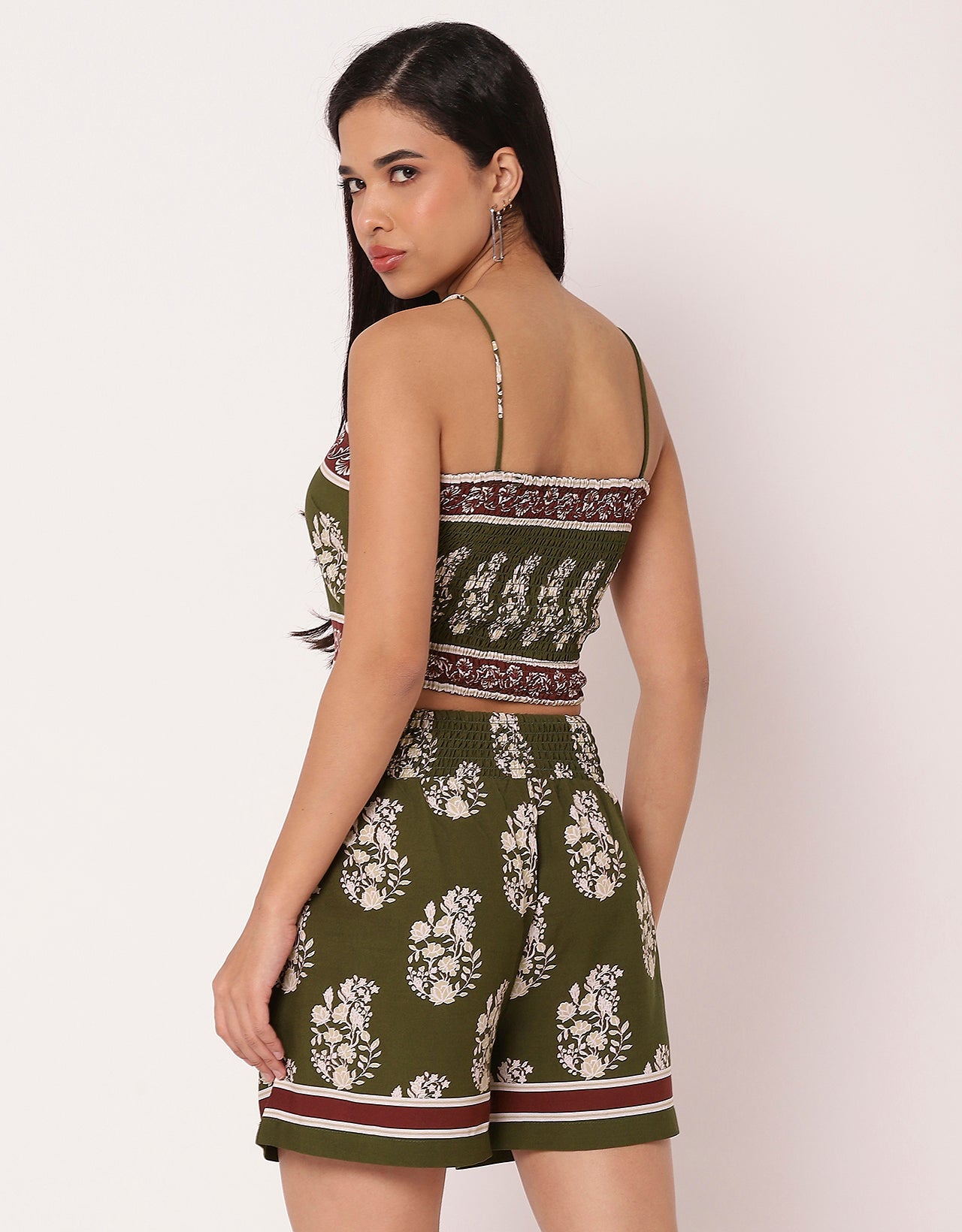 Women Printed 3 Piece Vacation Cord Set