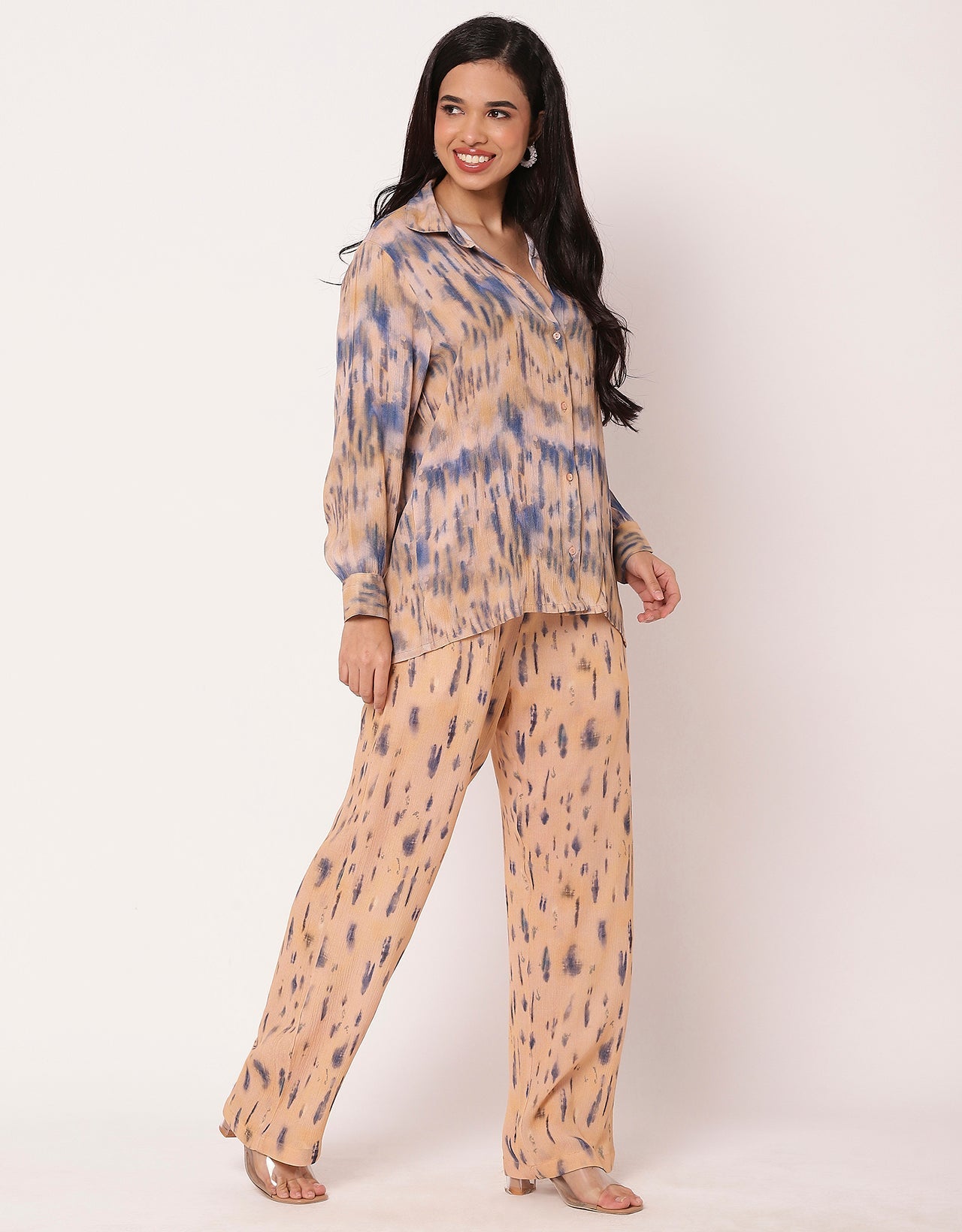 Printed 2Pcs Co-Ord Set For Women