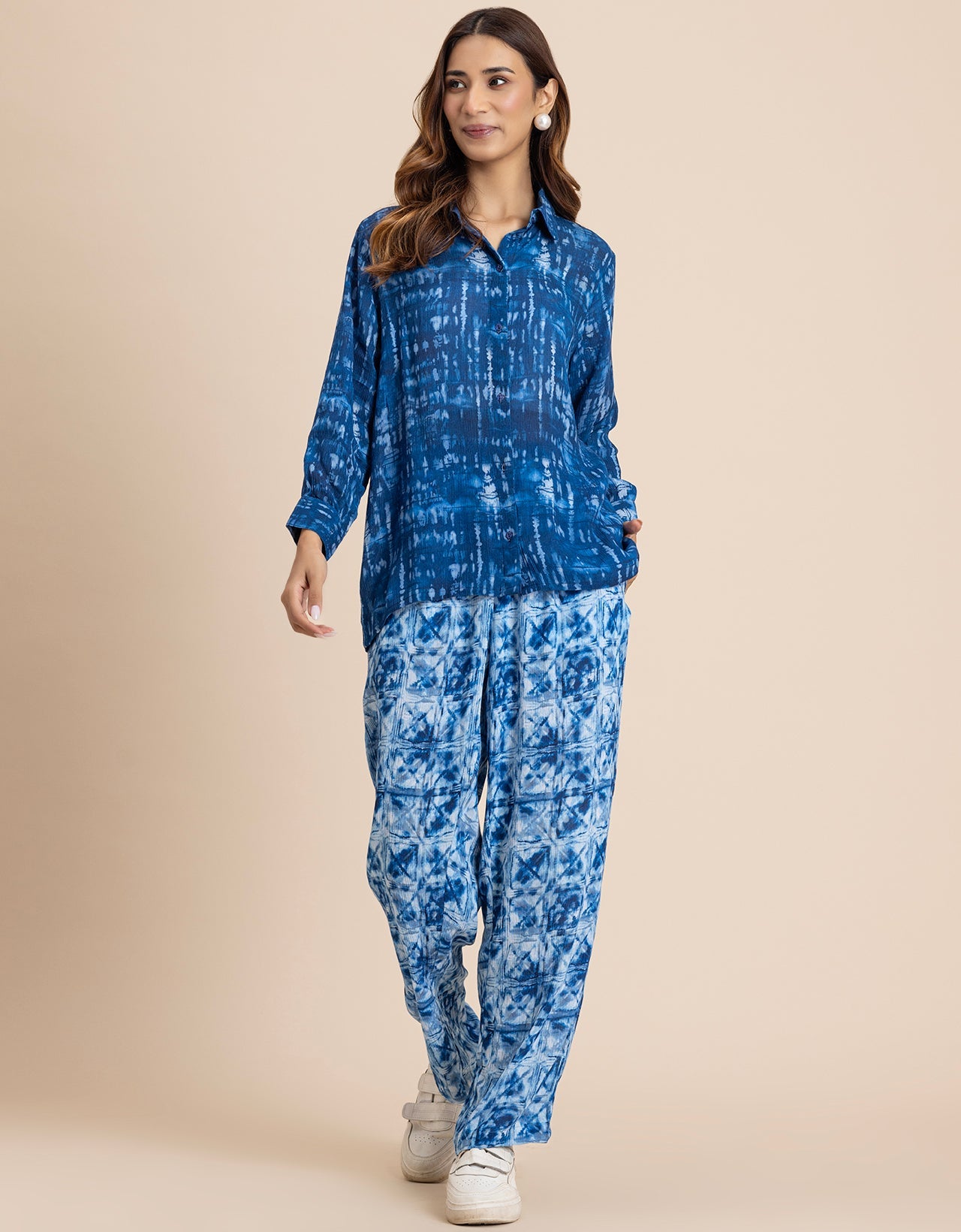 Printed 2Pcs Co-Ord Set For Women