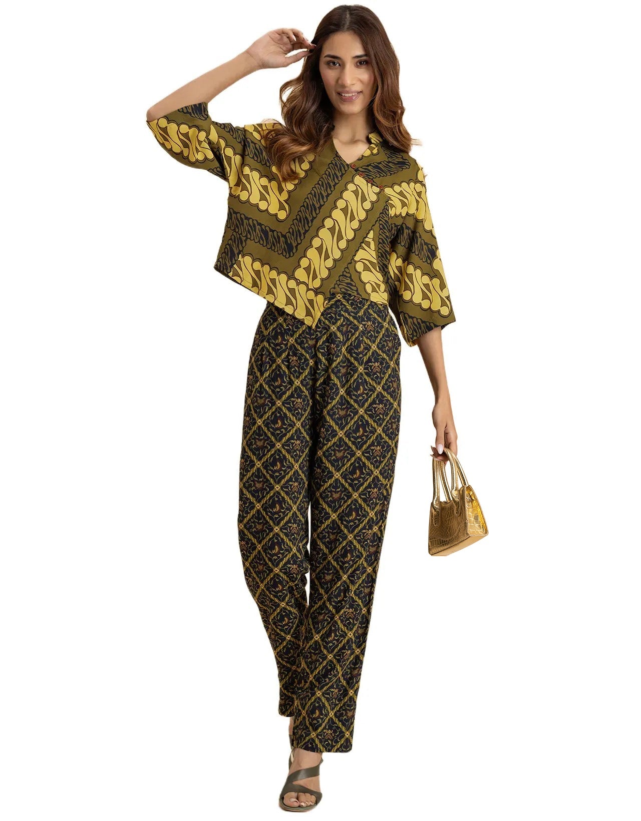 2 Pcs Summer Casuals Co-Ord Set  For Women