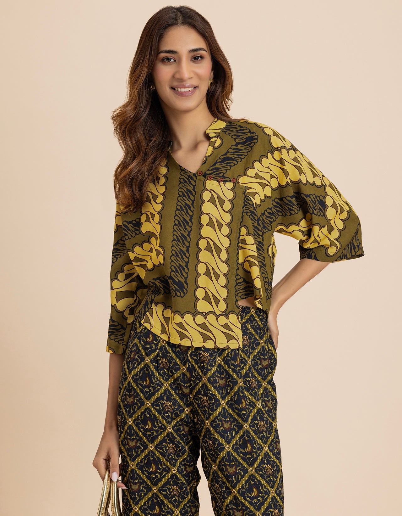 2 Pcs Summer Casuals Co-Ord Set  For Women