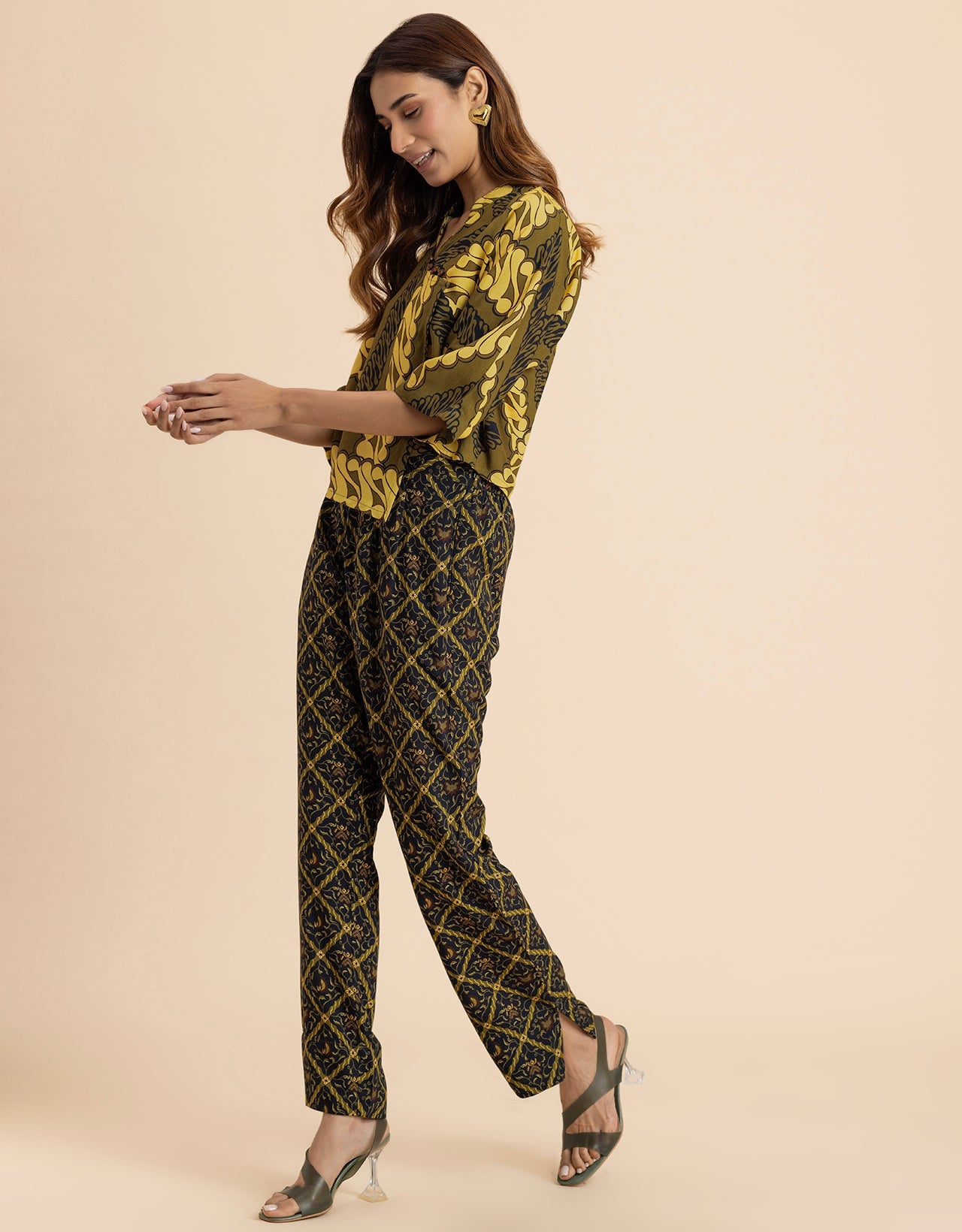 2 Pcs Summer Casuals Co-Ord Set  For Women