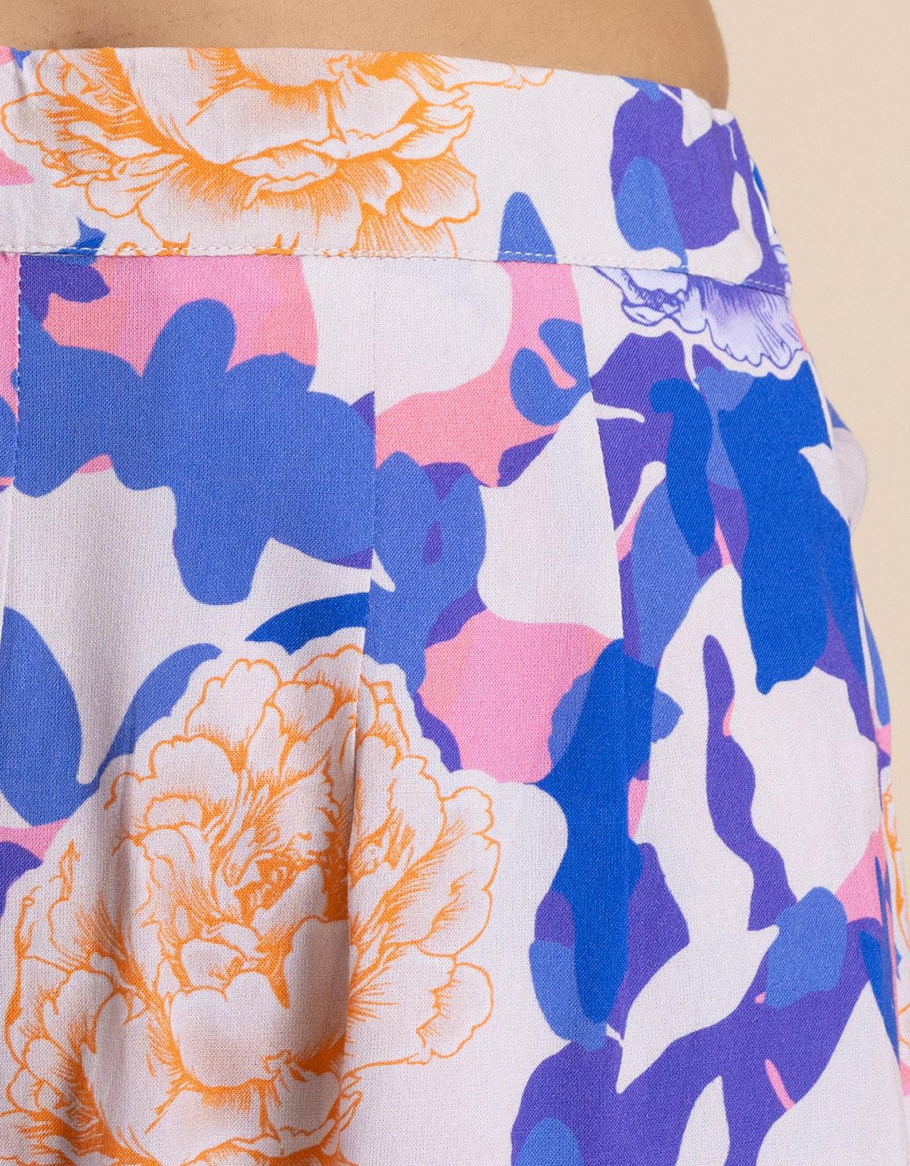 2 Pcs Summer Casuals Co-Ord Set  For Women