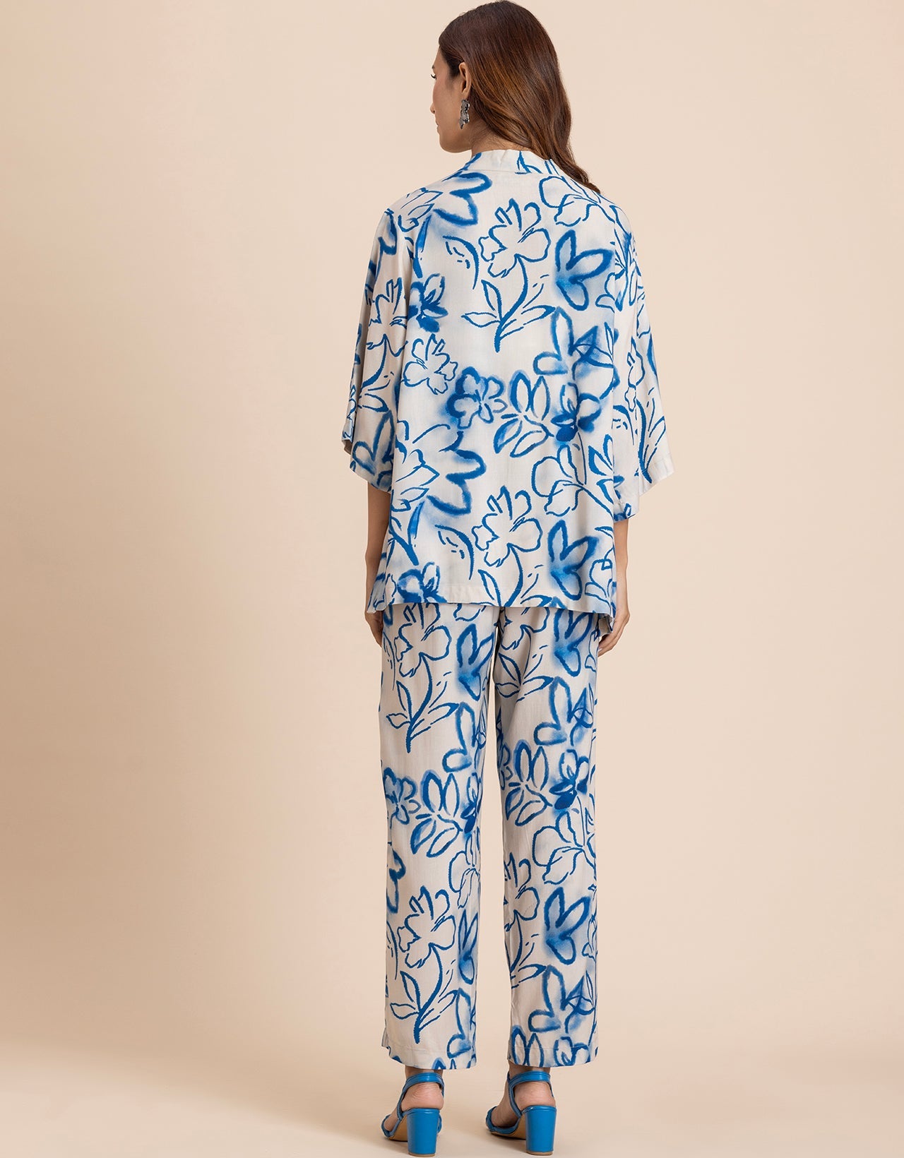 2 Pcs Summer Casuals Co-Ord Set  For Women