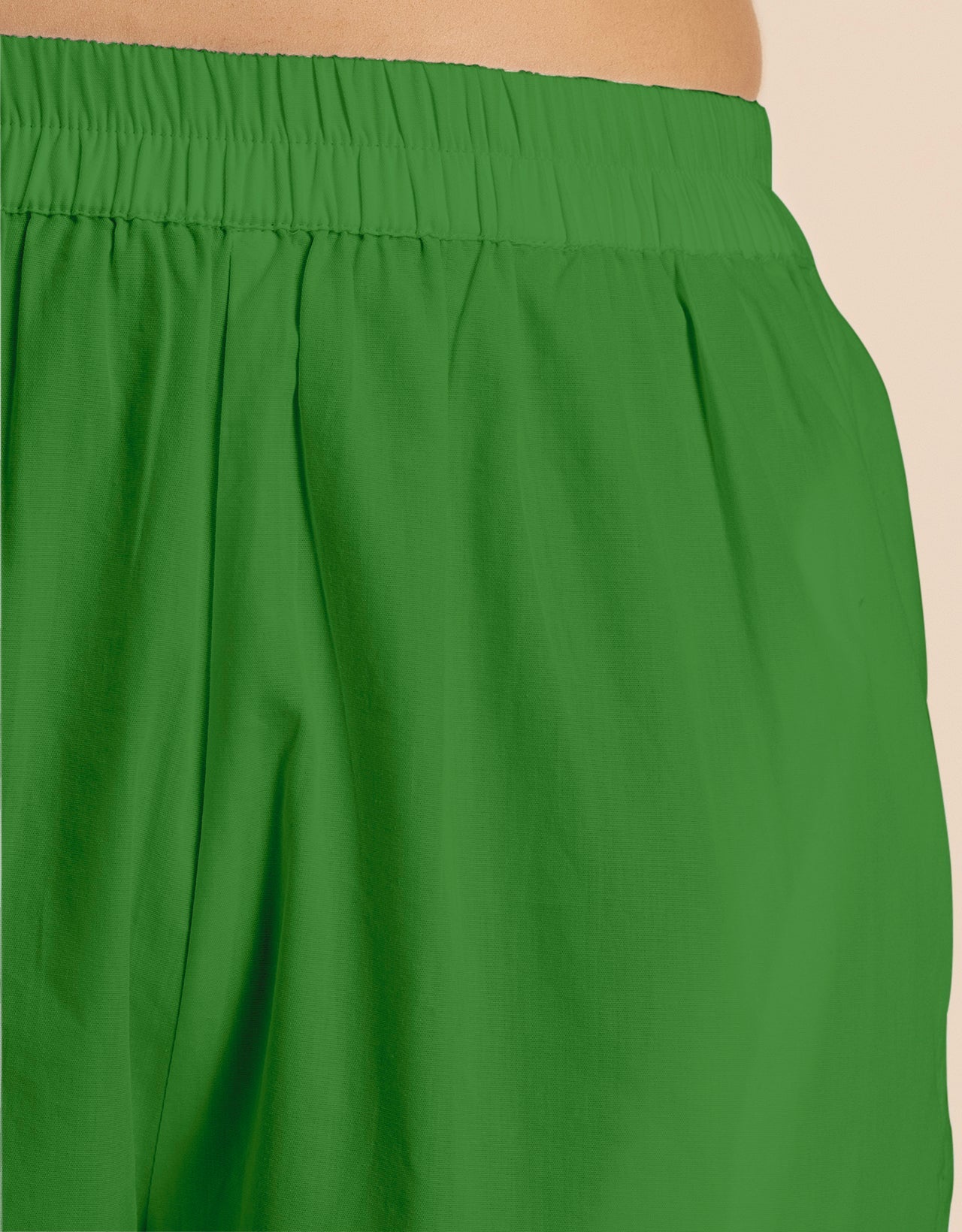 Solid 2 Pcs Cotton Co-Ord Set Long Shirt With Pants for Women