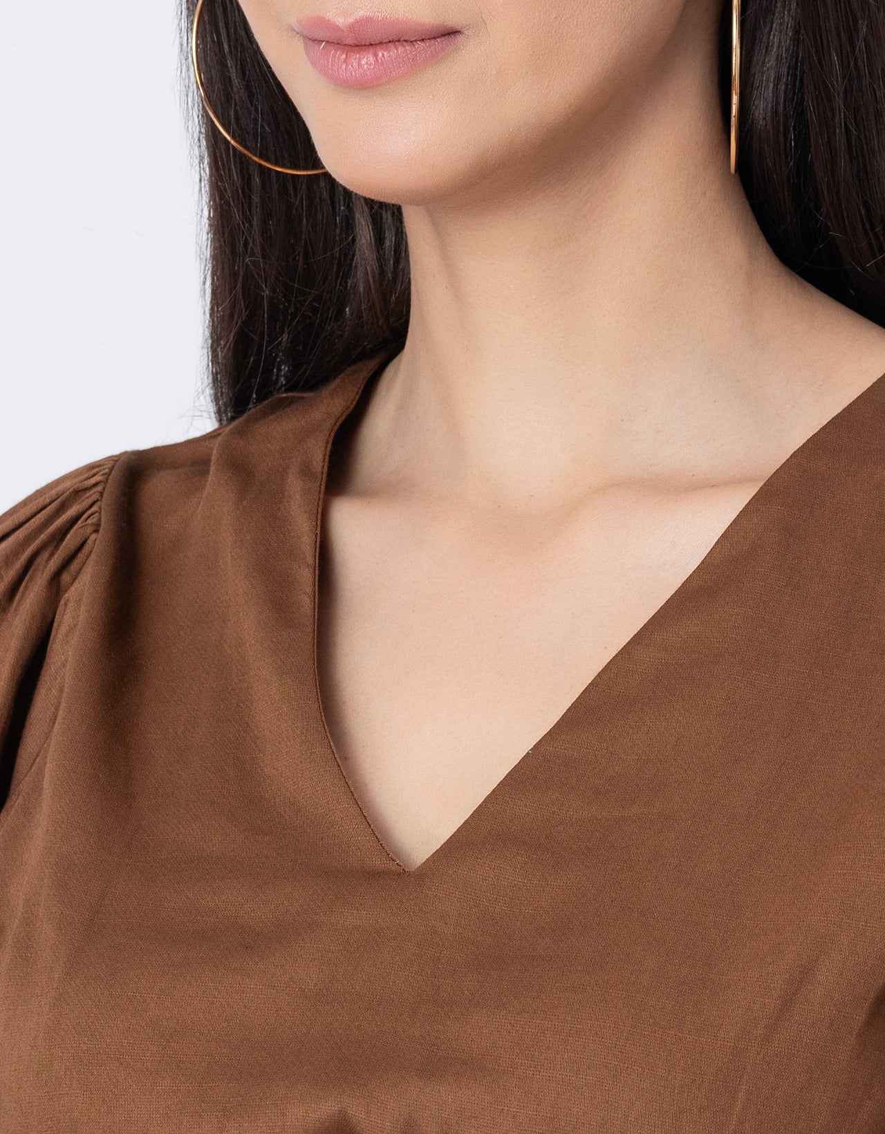 2 Pcs Cotton Co-ord Set, Crop Top With Flared Palazzo Pants For Women