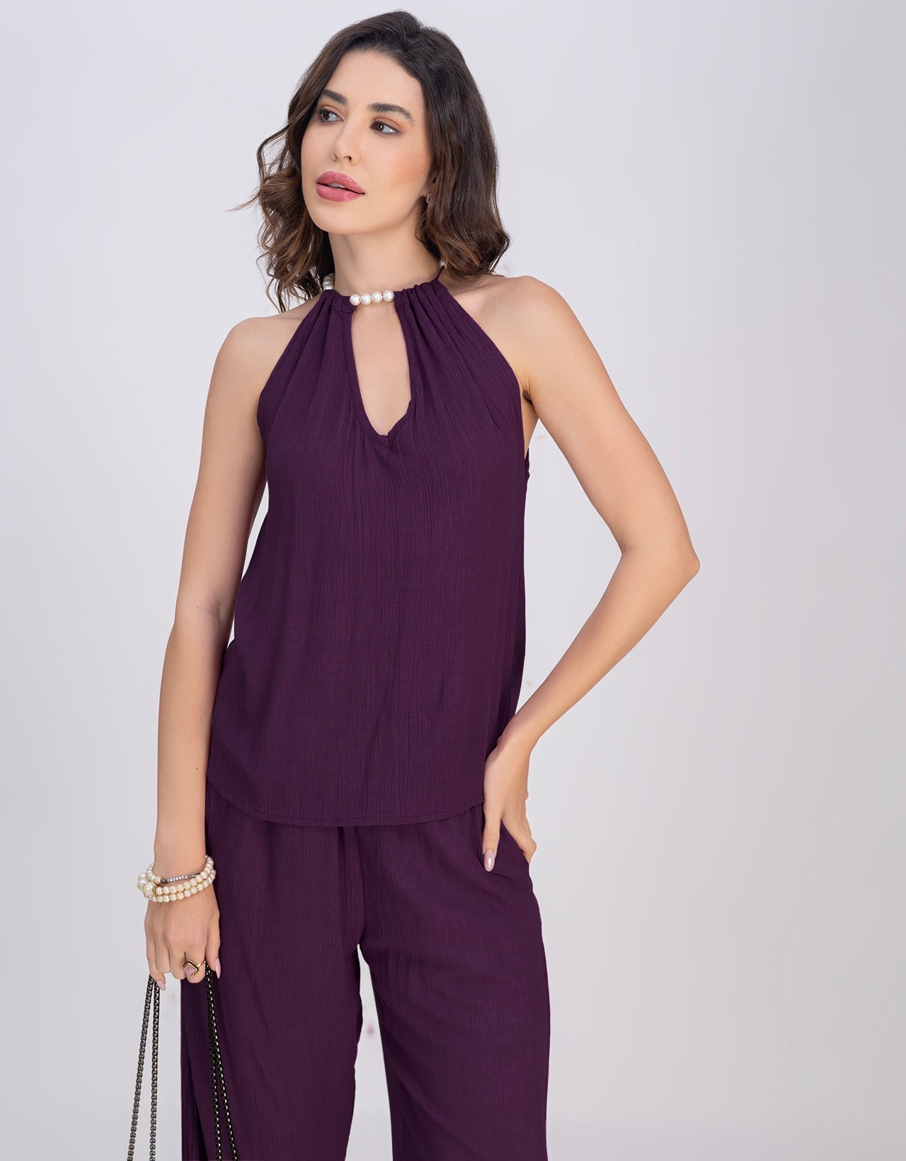 Moomaya Women's 2 Piece Co-Ord Set With Pockets Summer Outfit
