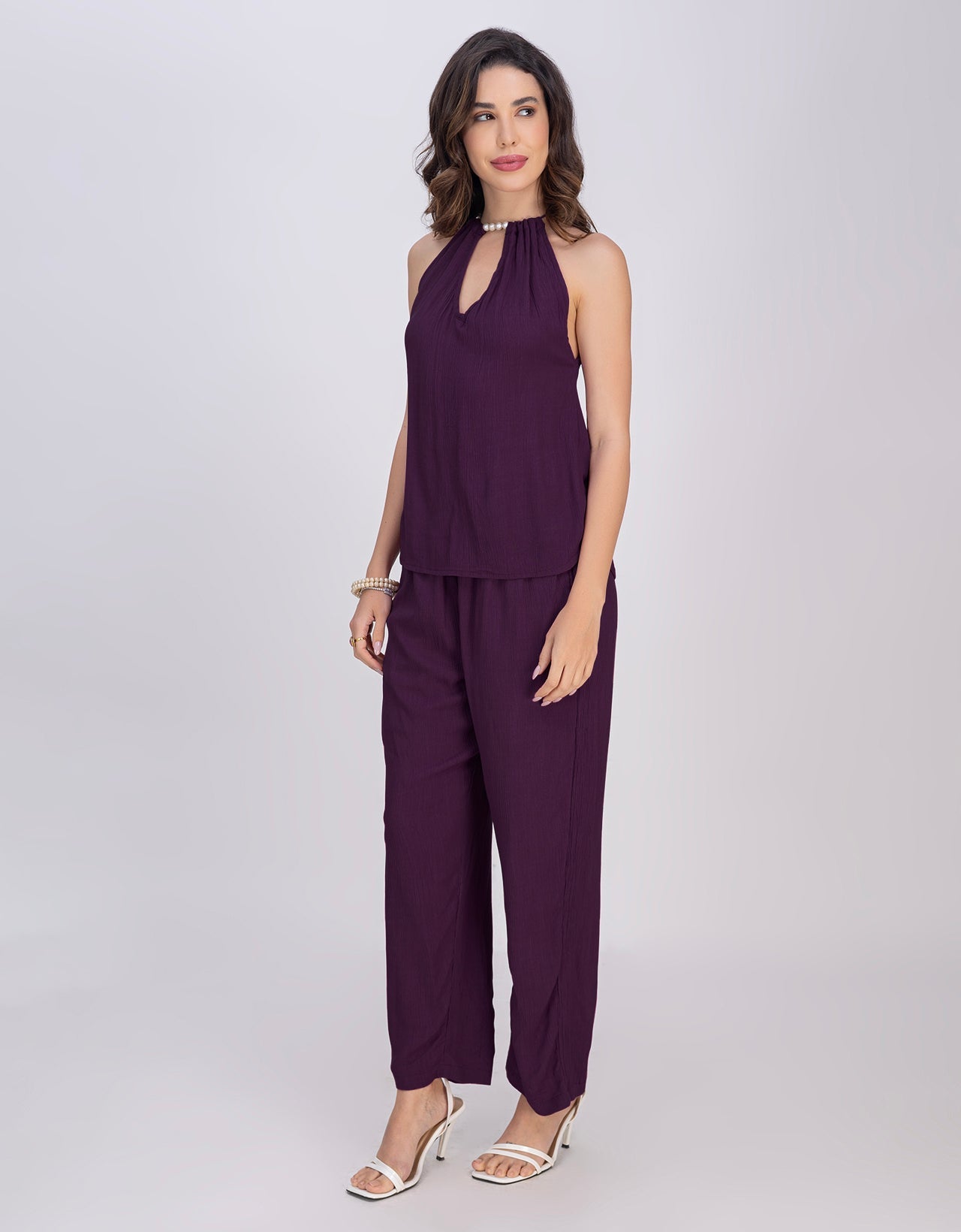 Moomaya Women's 2 Piece Co-Ord Set With Pockets Summer Outfit