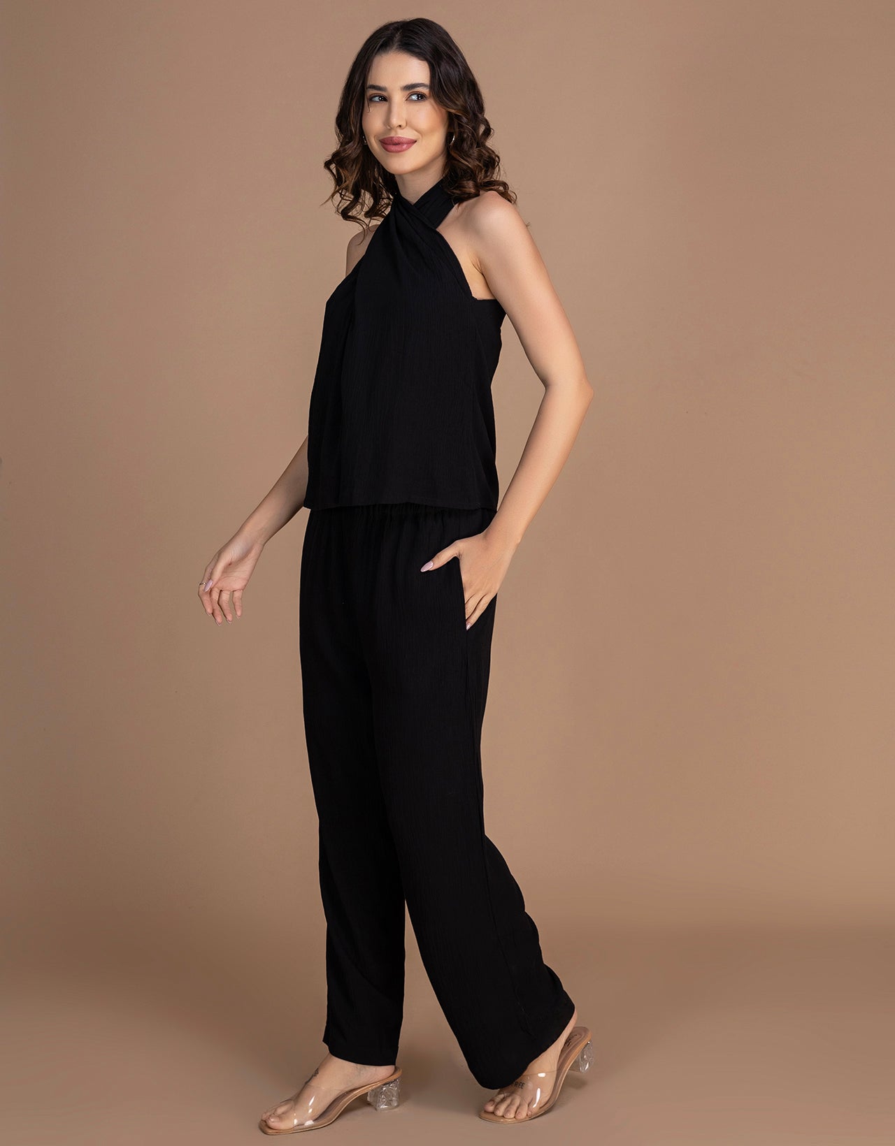 Moomaya Women's 2-Piece Co-Ord Set Casual Lounge Outfit With Pockets