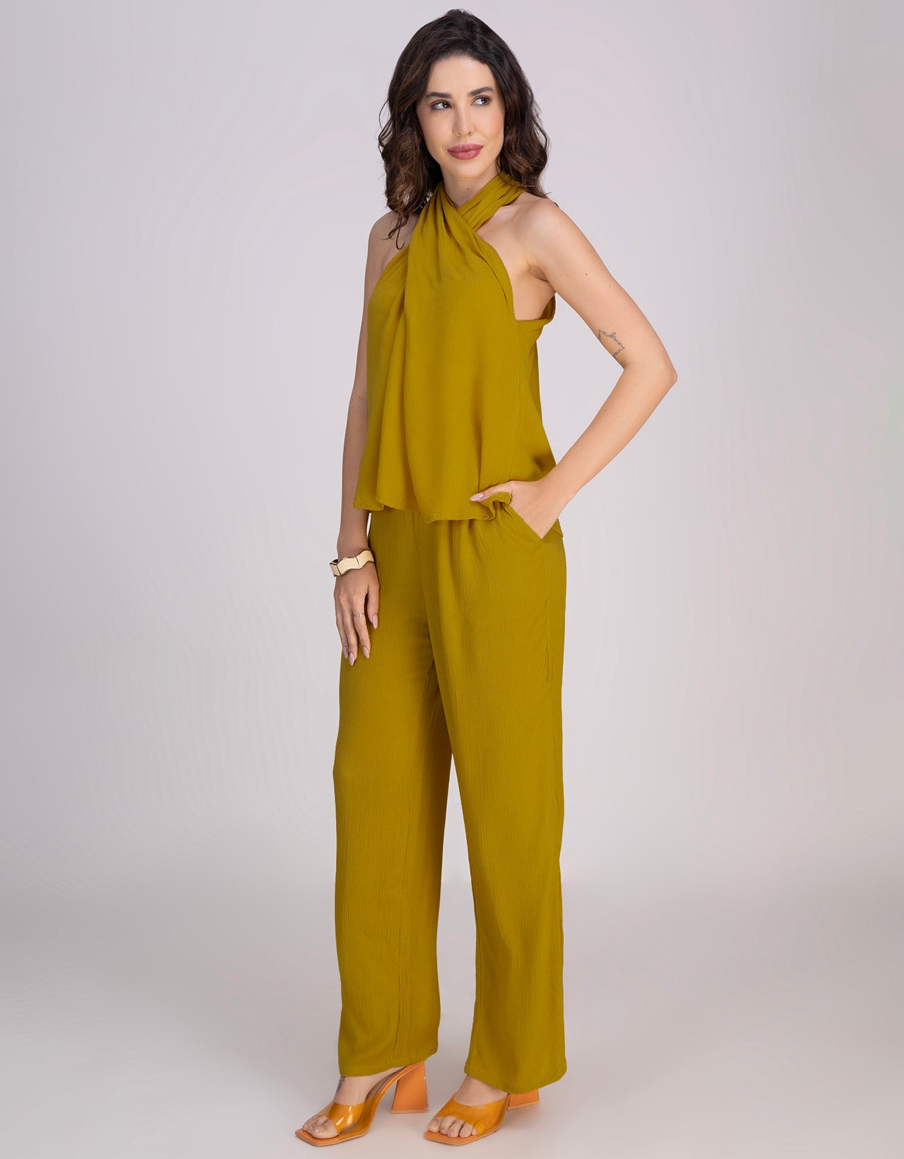 Moomaya Women's 2-Piece Co-Ord Set Casual Lounge Outfit With Pockets