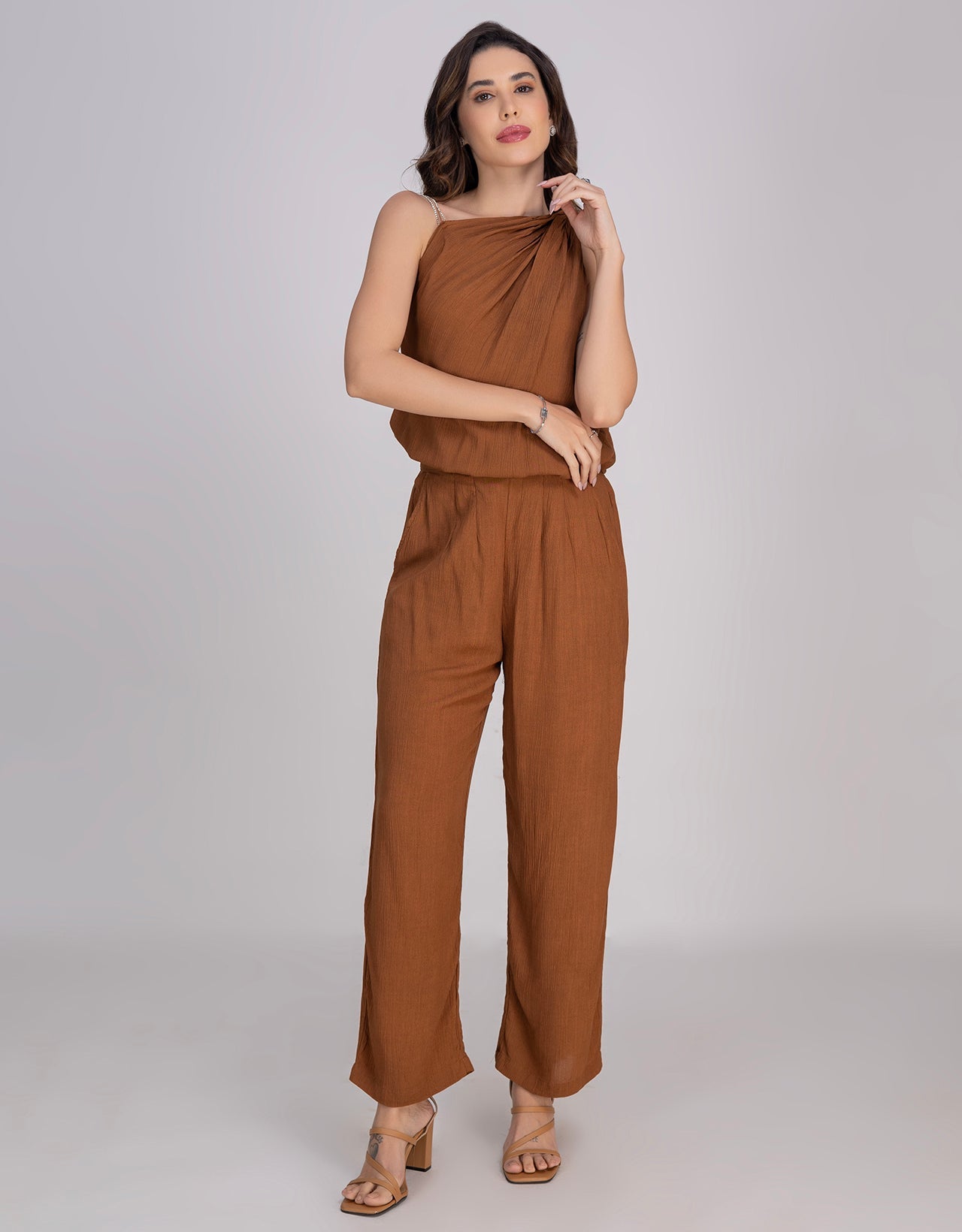 Moomaya Women's Chic 2-Piece Co-Ord Set Summer Outfit