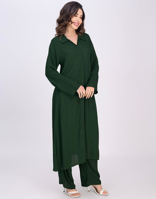Moomaya 2-Piece Indo-Western Casual Outfit Women's Co-Ord Set