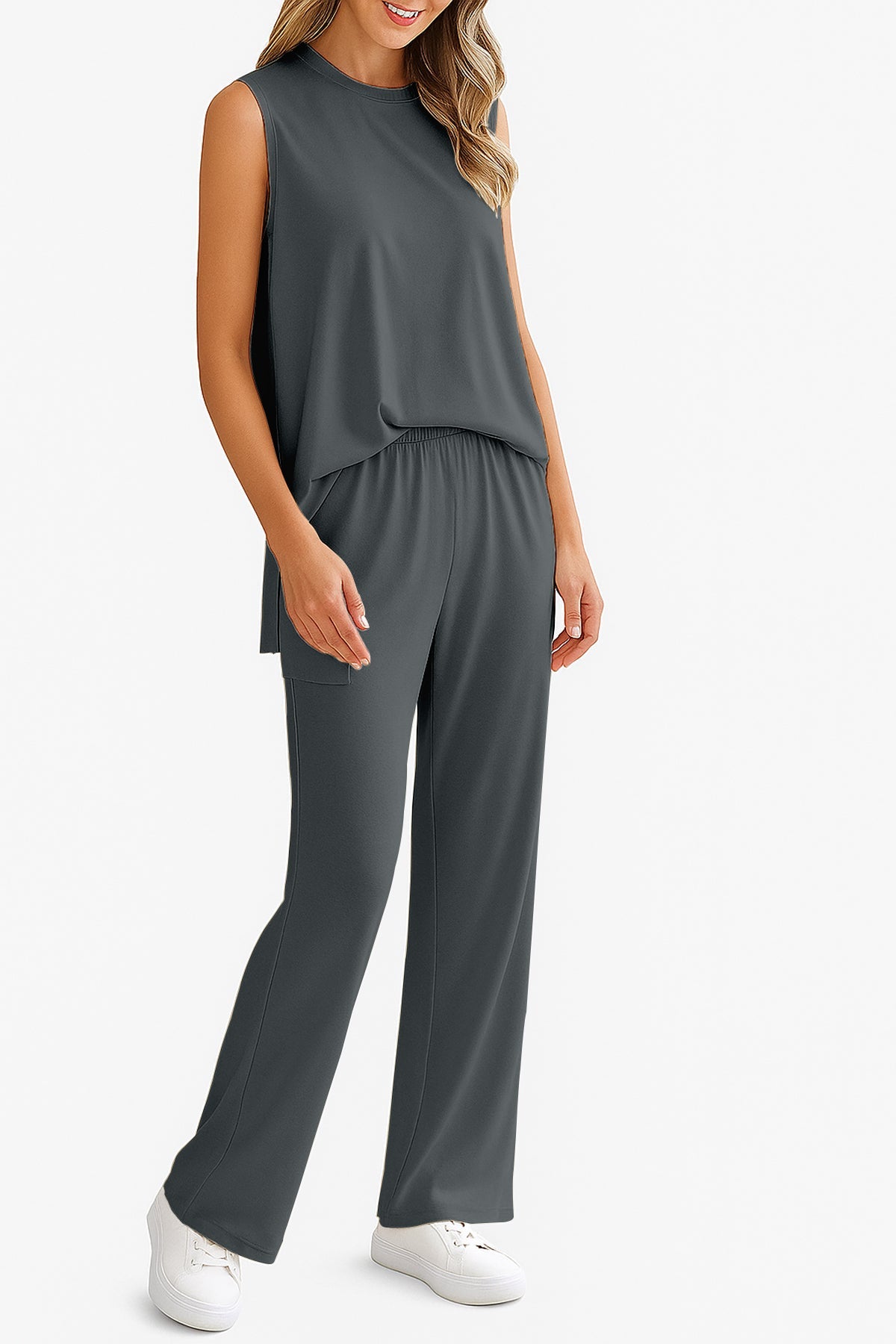 Moomaya Women's Viscose Jersey 2 Piece Lounge Set