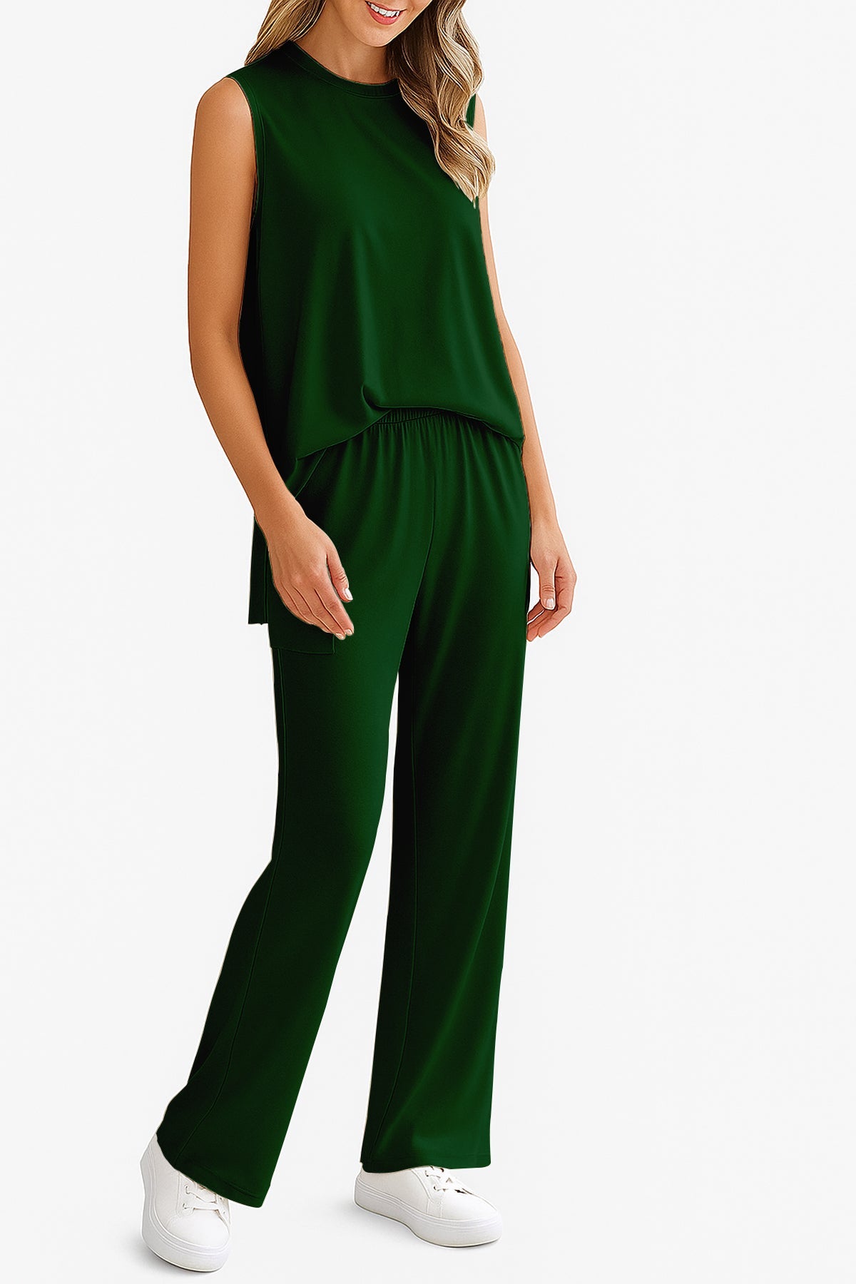 Moomaya Women's Viscose Jersey 2 Piece Lounge Set
