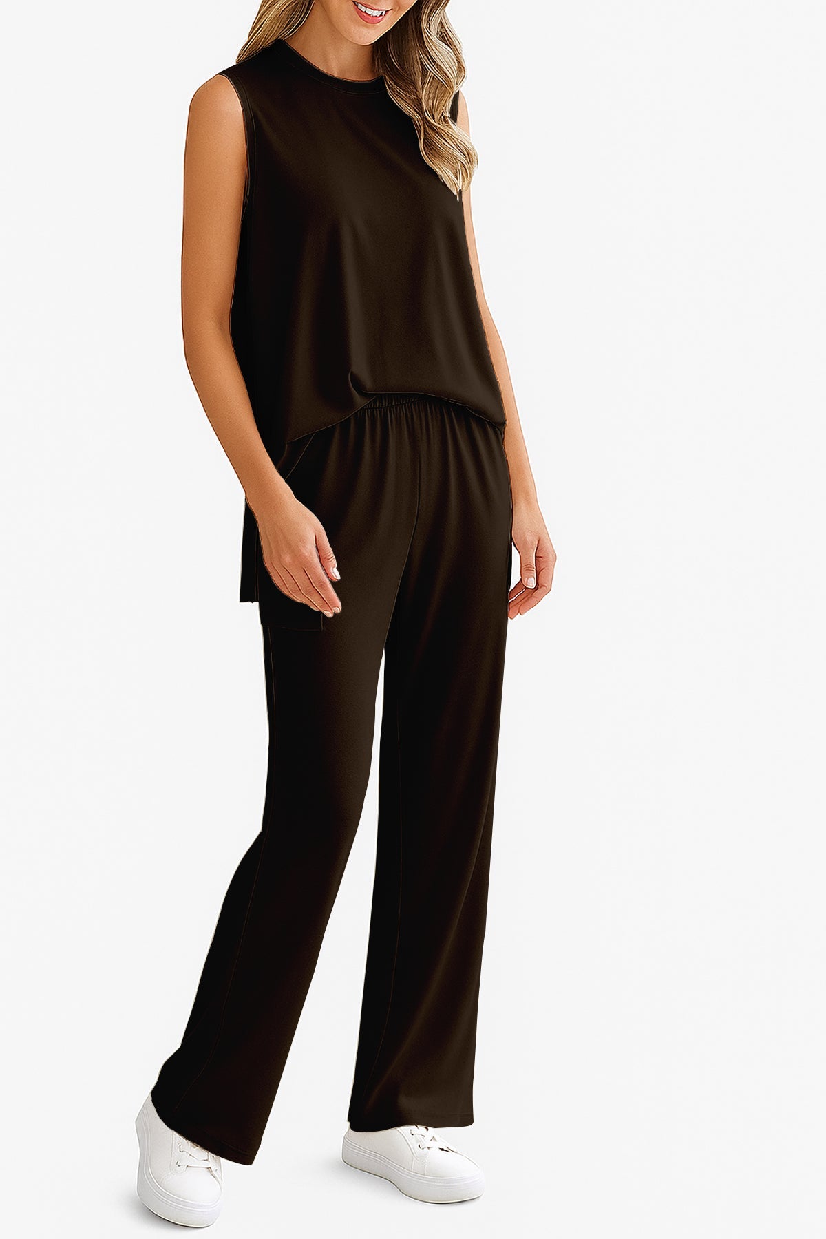 Moomaya Women's Viscose Jersey 2 Piece Lounge Set