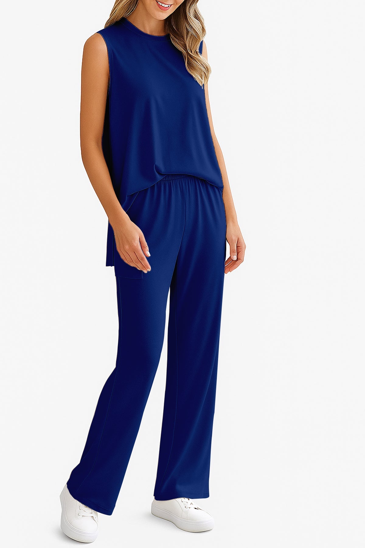 Moomaya Women's Viscose Jersey 2 Piece Lounge Set